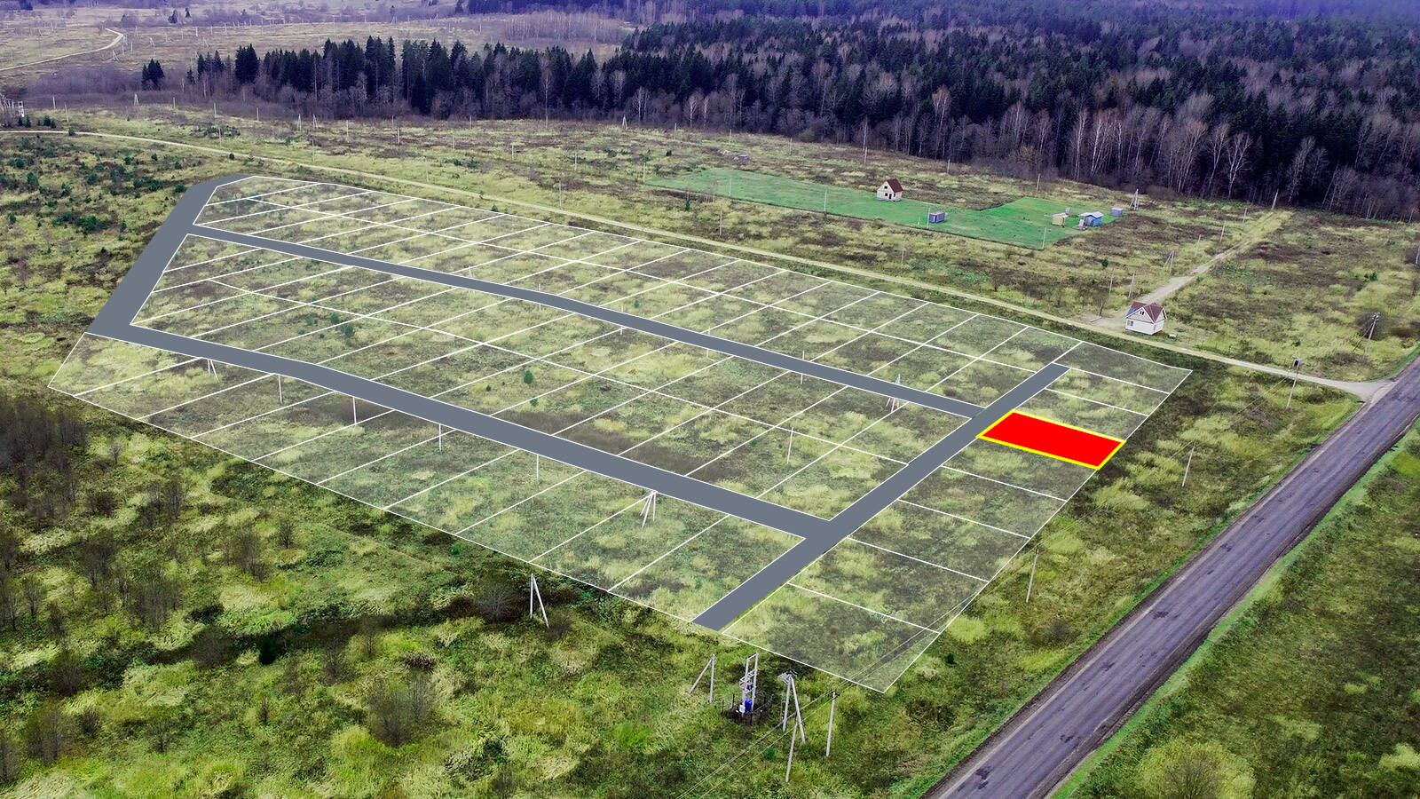 Заречный Луг уч.№6 - Земельный участок кадастровый номер 50:18:0050404:934