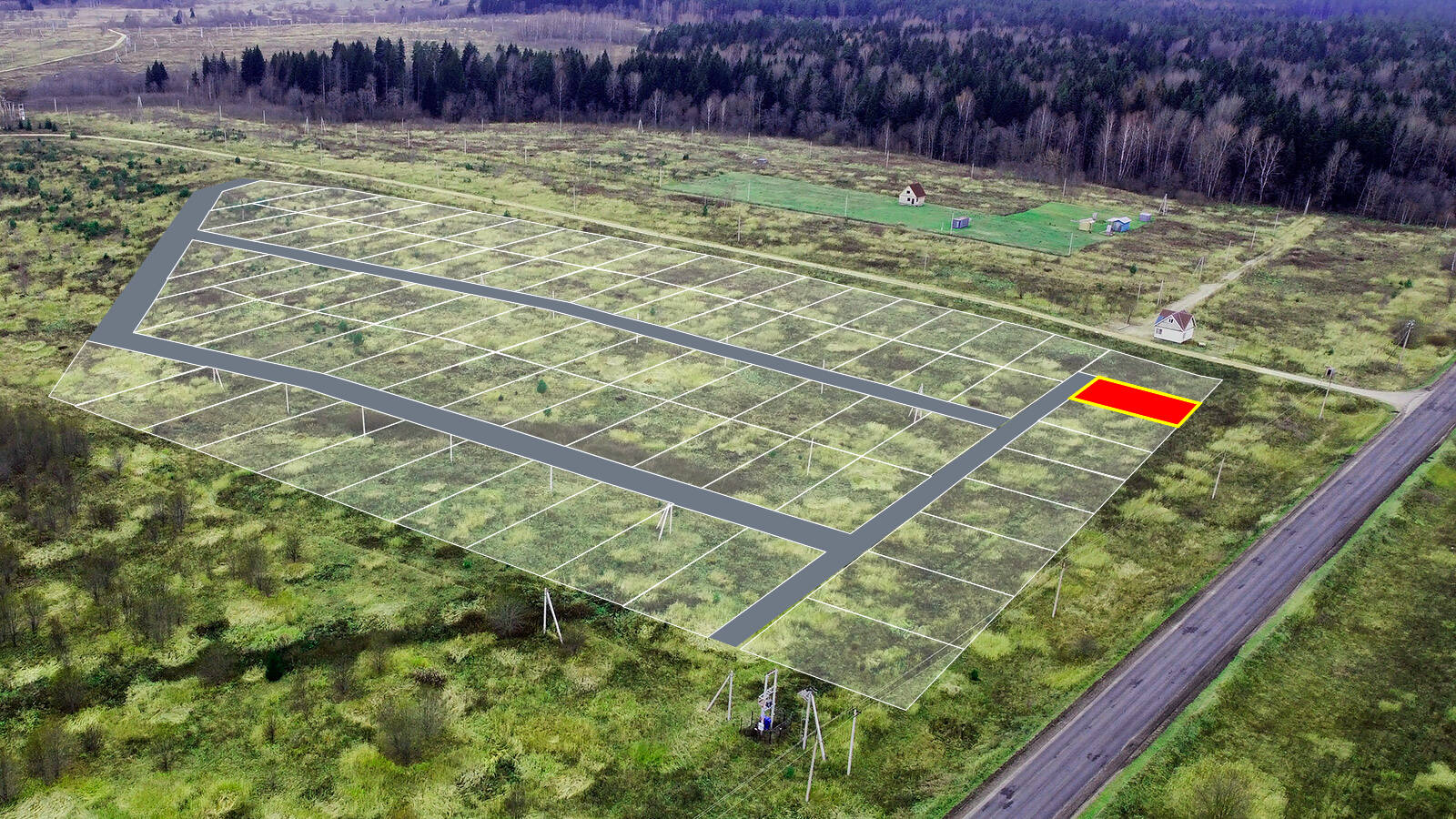 Заречный Луг уч.№8 - Земельный участок кадастровый номер 50:18:0050404:937