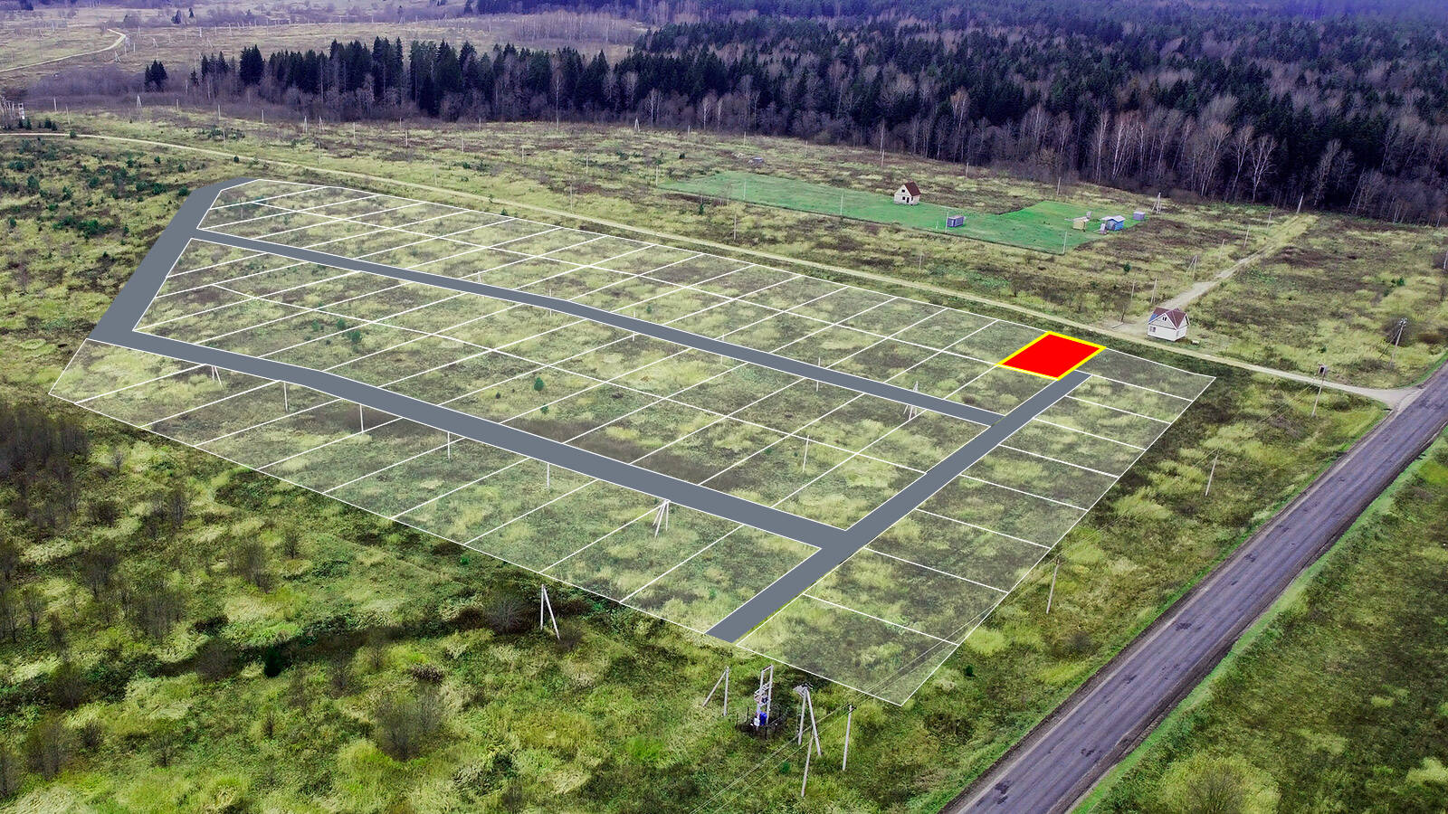 Заречный Луг уч.№10 - Земельный участок кадастровый номер 50:18:0050404:942