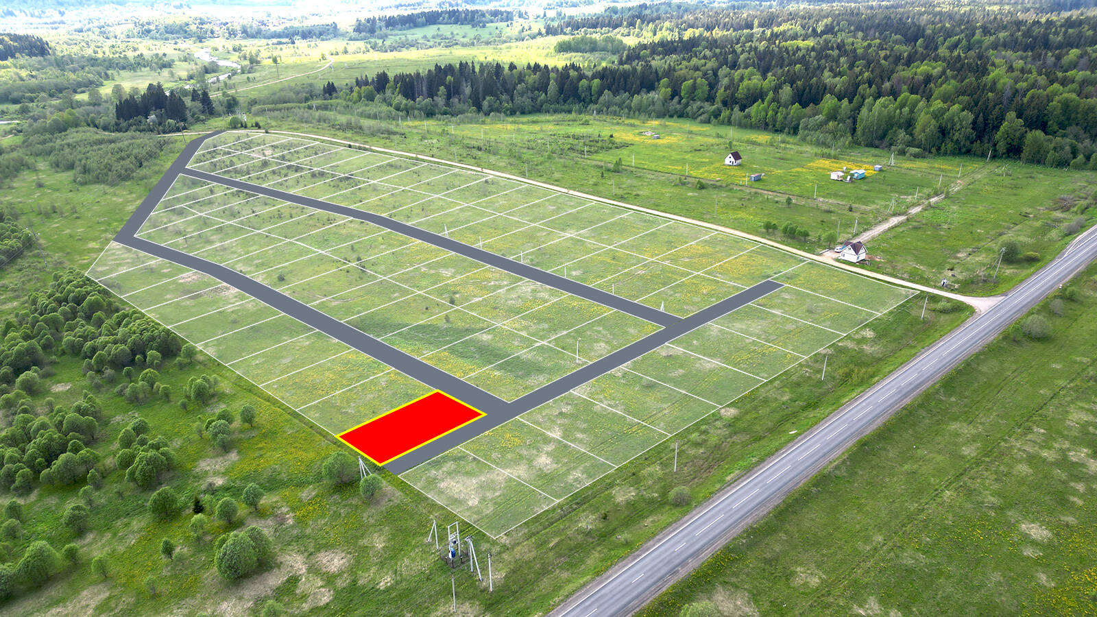 Заречный Луг уч.№69 - Земельный участок кадастровый номер 50:18:0050404:928