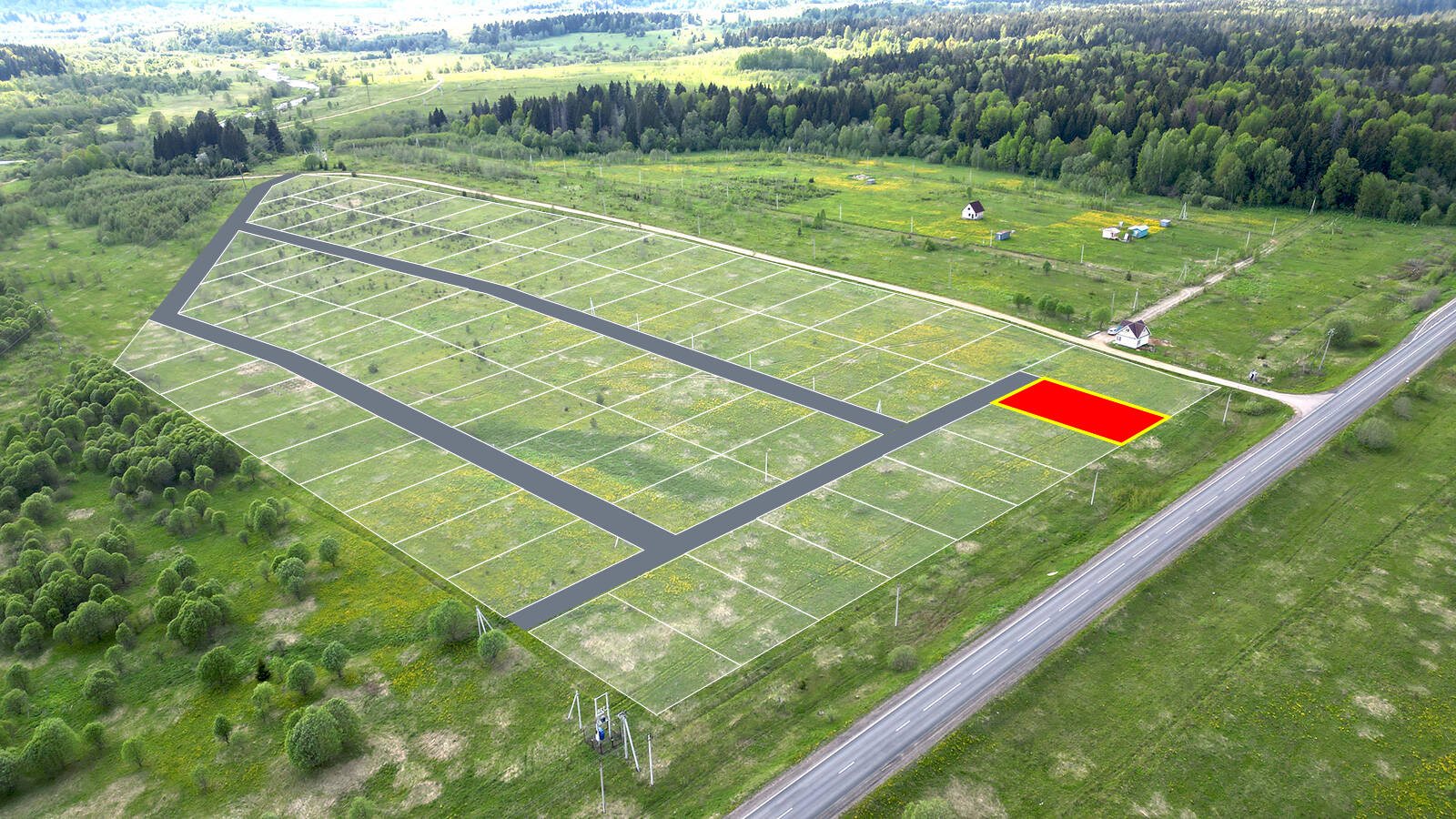 Заречный Луг уч.№8 - Земельный участок кадастровый номер 50:18:0050404:937