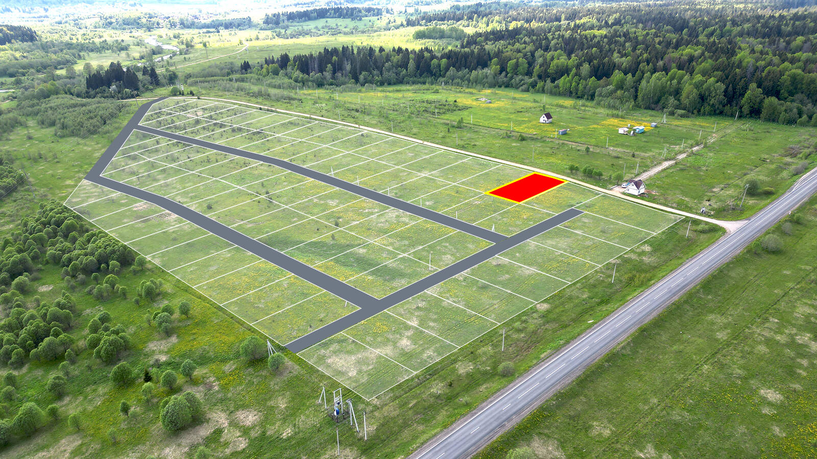 Заречный Луг уч.№11 - Земельный участок кадастровый номер 50:18:0050404:941