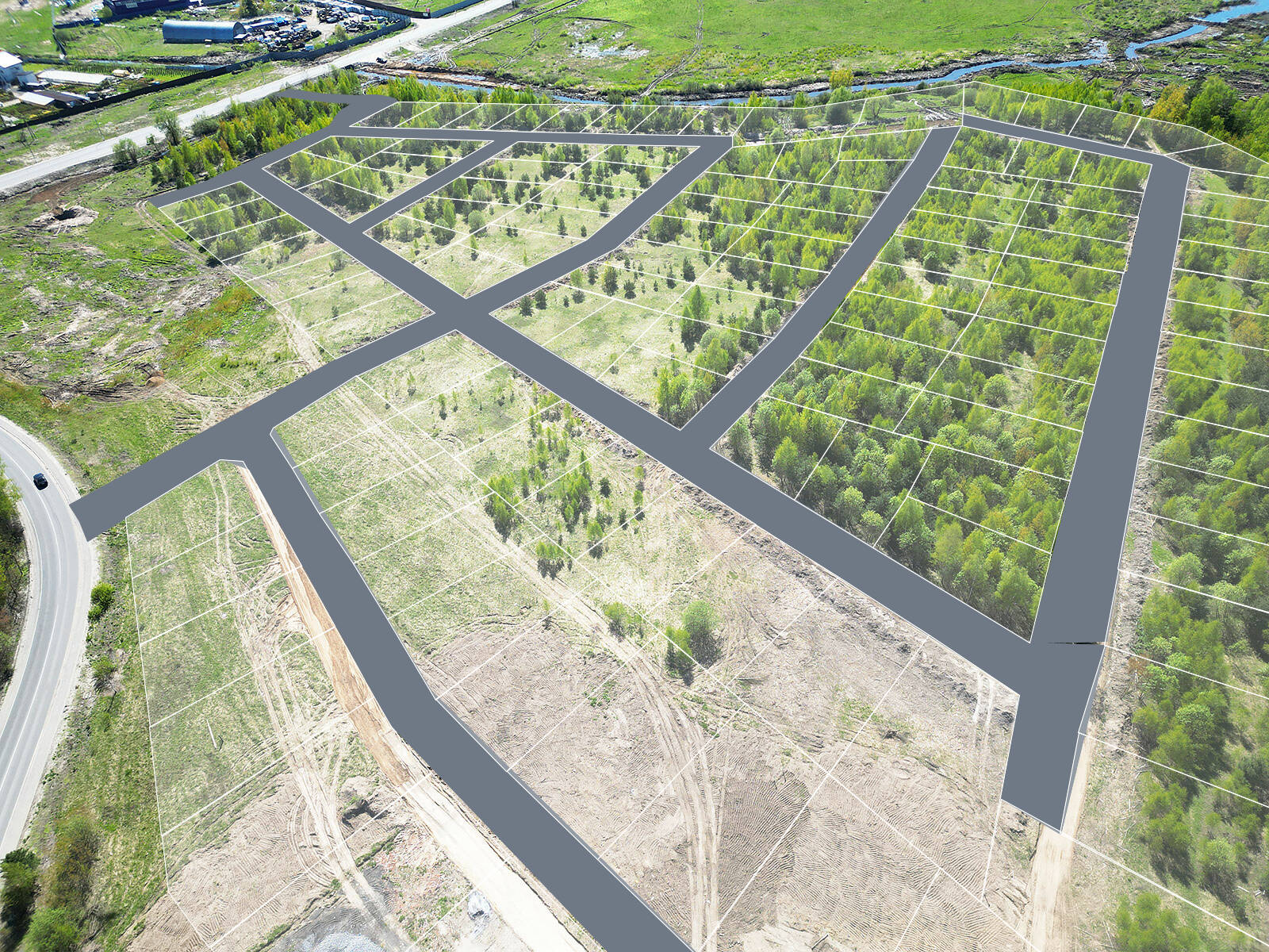 Новые Ромашки уч.№131 - Земельный участок кадастровый номер 50:17:0021901:507