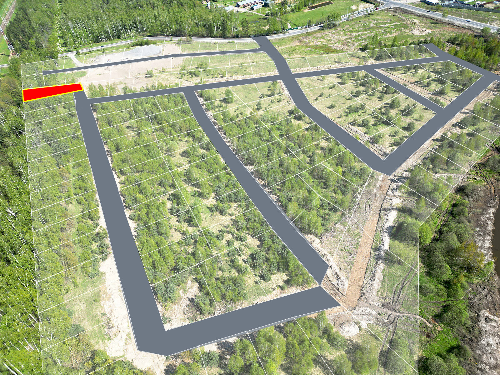 Новые Ромашки уч.№33 - Земельный участок кадастровый номер 50:17:0021901:394