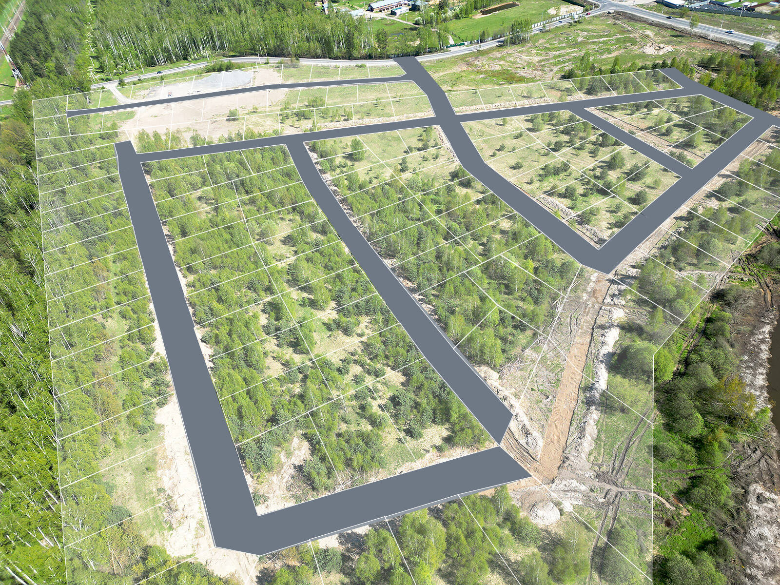 Новые Ромашки уч.№131 - Земельный участок кадастровый номер 50:17:0021901:507