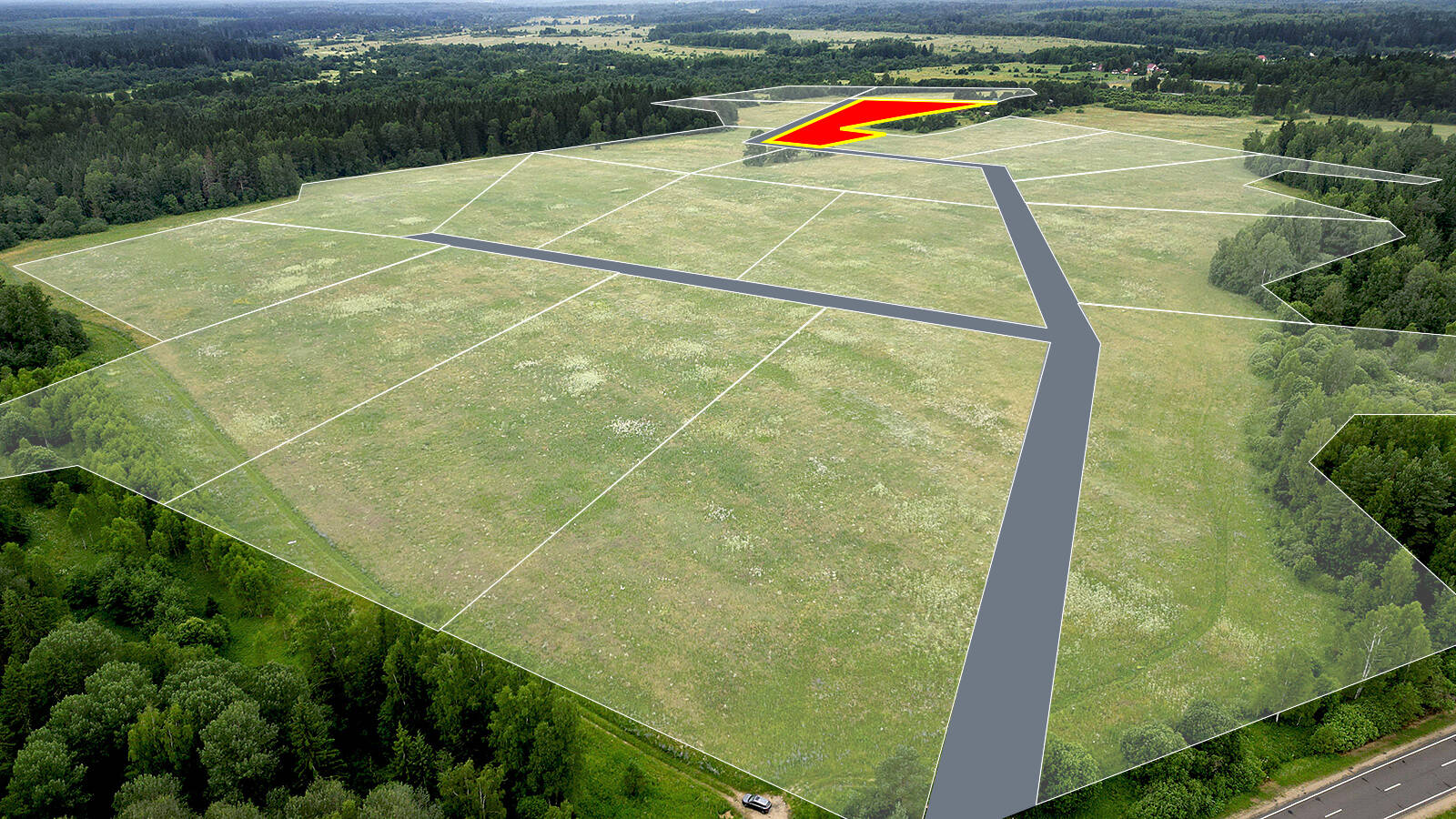 Семейкино уч.№14 - Земельный участок кадастровый номер 50:18:0050202:1111