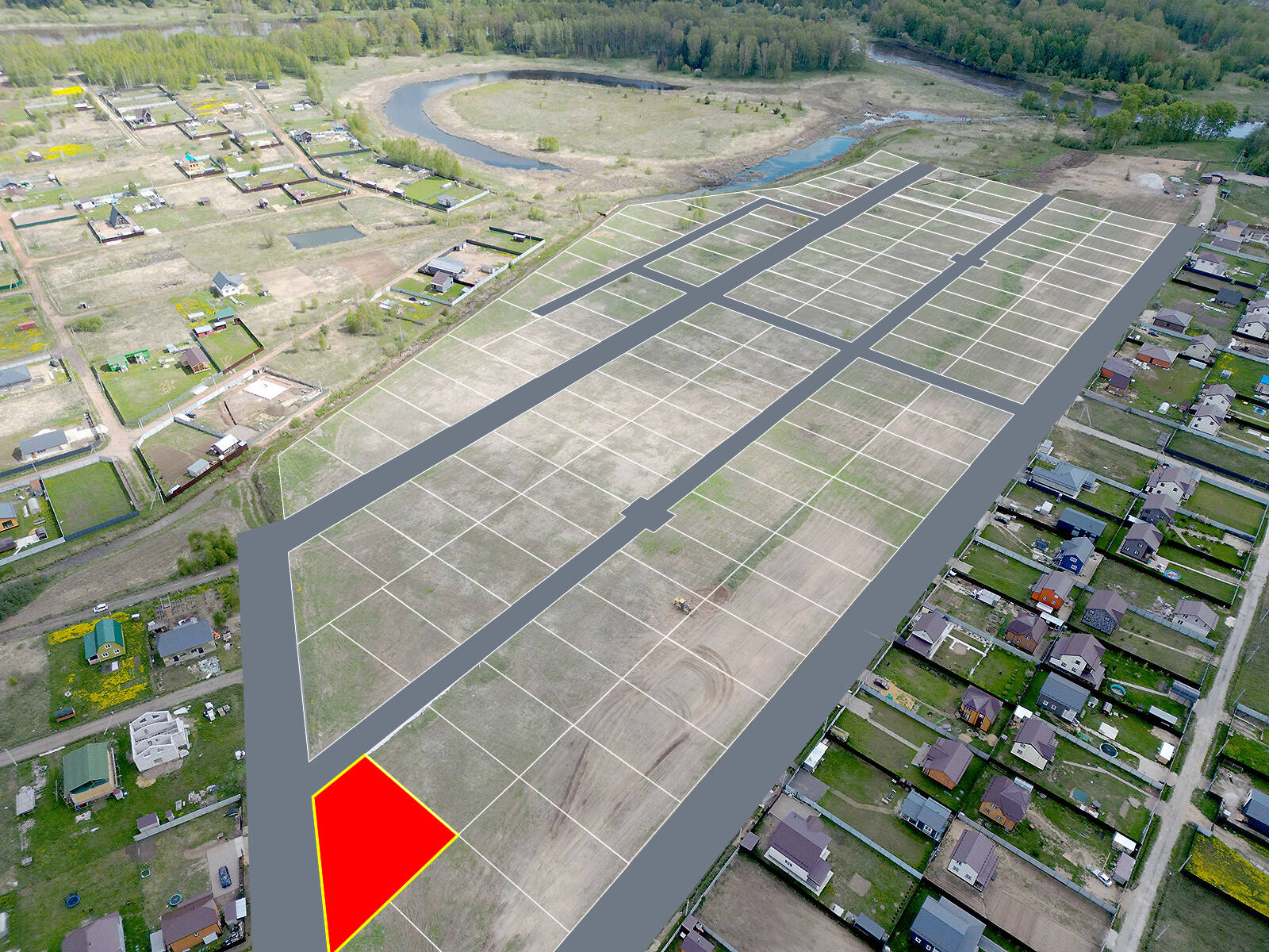 Зеленый берег уч.№28 - Земельный участок кадастровый номер 50:17:0020405:18