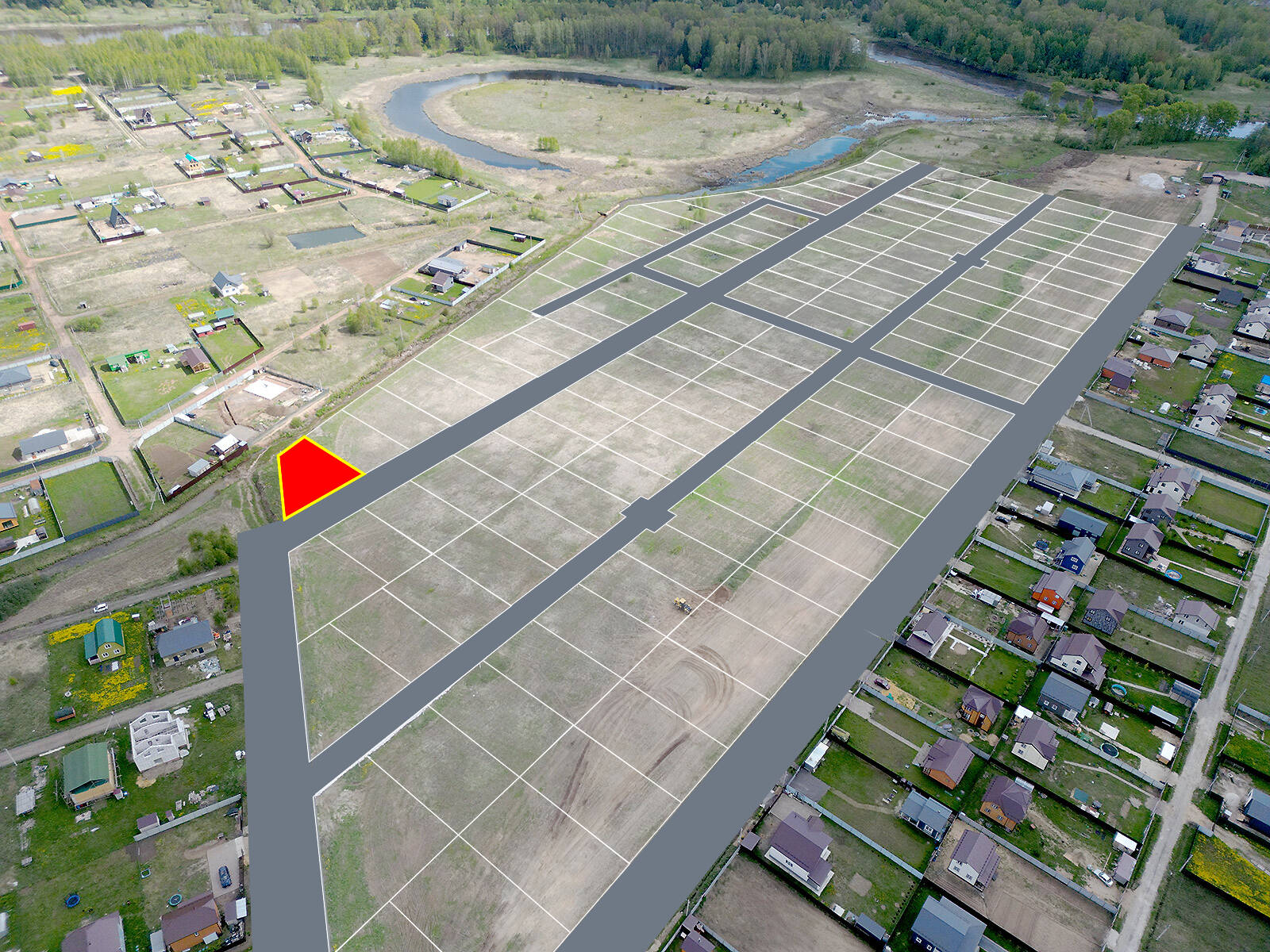 Зеленый берег уч.№124 - Земельный участок кадастровый номер 50:17:0020405:375