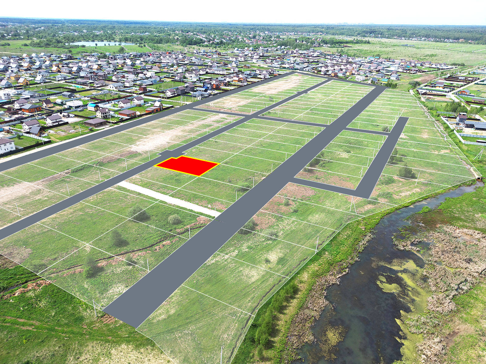 Зеленый берег уч.№59 - Земельный участок кадастровый номер 50:17:0020405:547