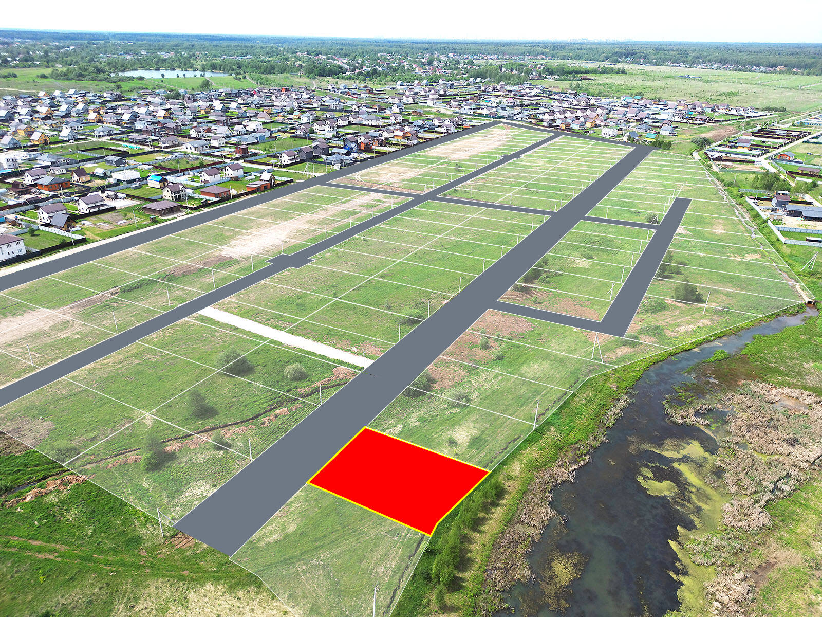 Зеленый берег уч.№104 - Земельный участок кадастровый номер 50:17:0020405:561