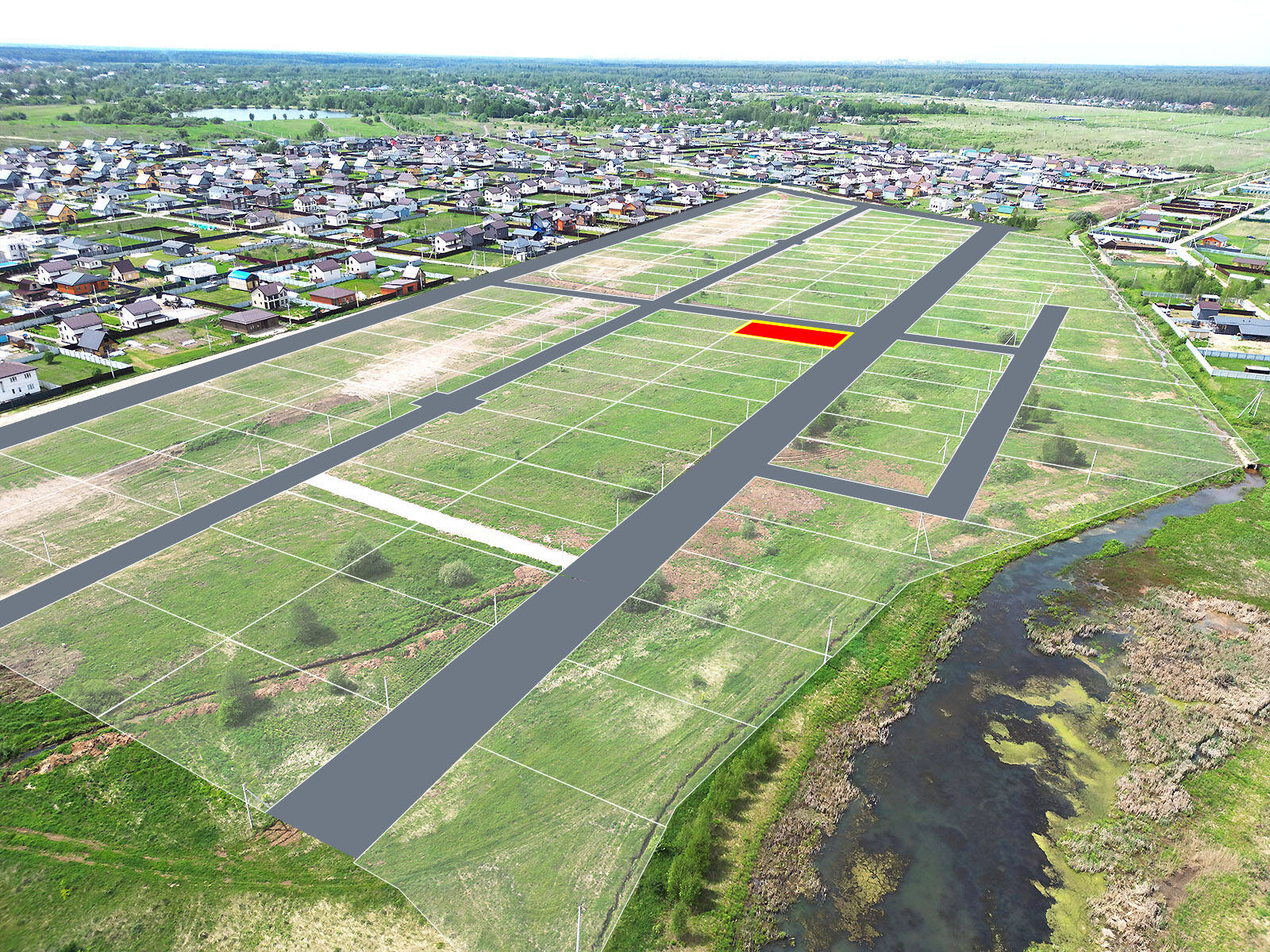 Зеленый берег уч.№91 - Земельный участок кадастровый номер 50:17:0020405:370