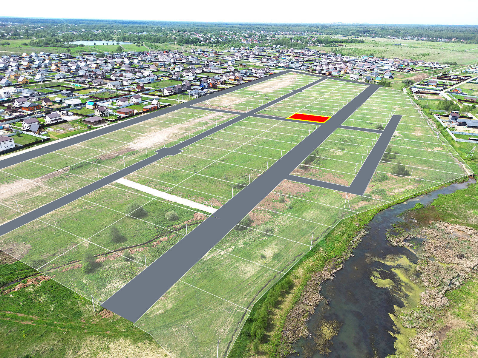 Зеленый берег уч.№90 - Земельный участок кадастровый номер 50:17:0020405:380