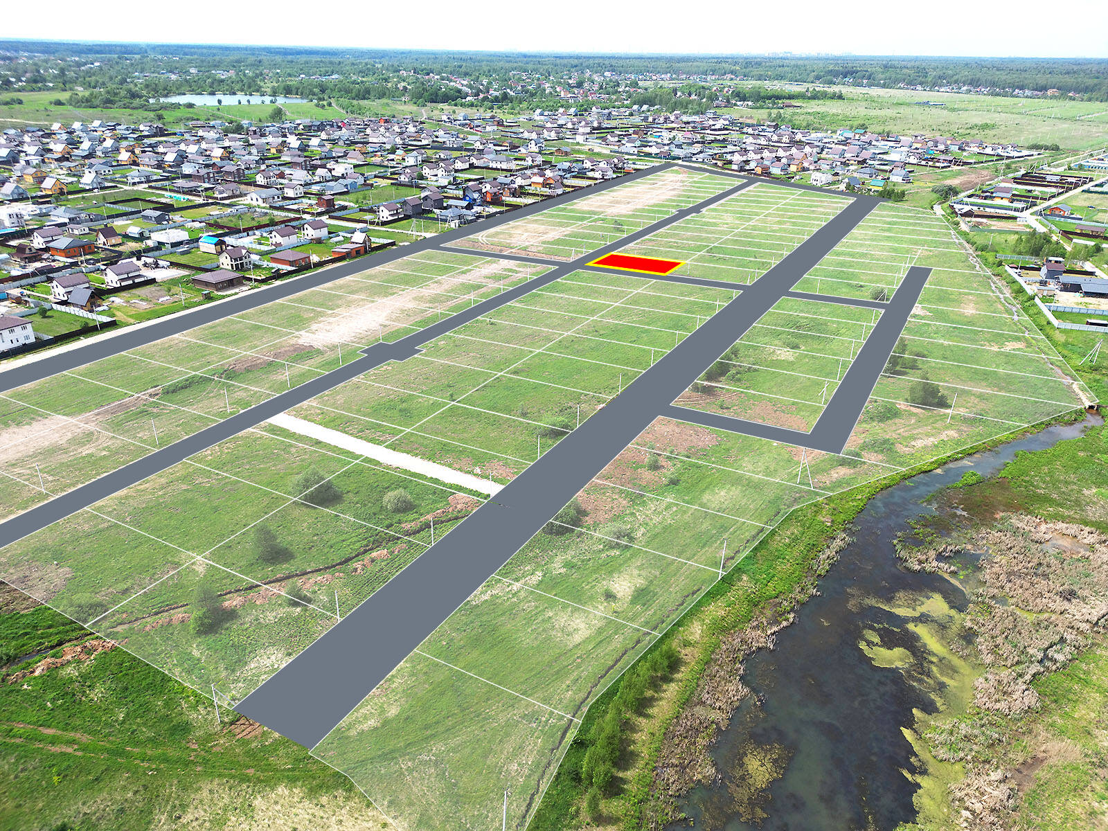 Зеленый берег уч.№66 - Земельный участок кадастровый номер 50:17:0020405:402