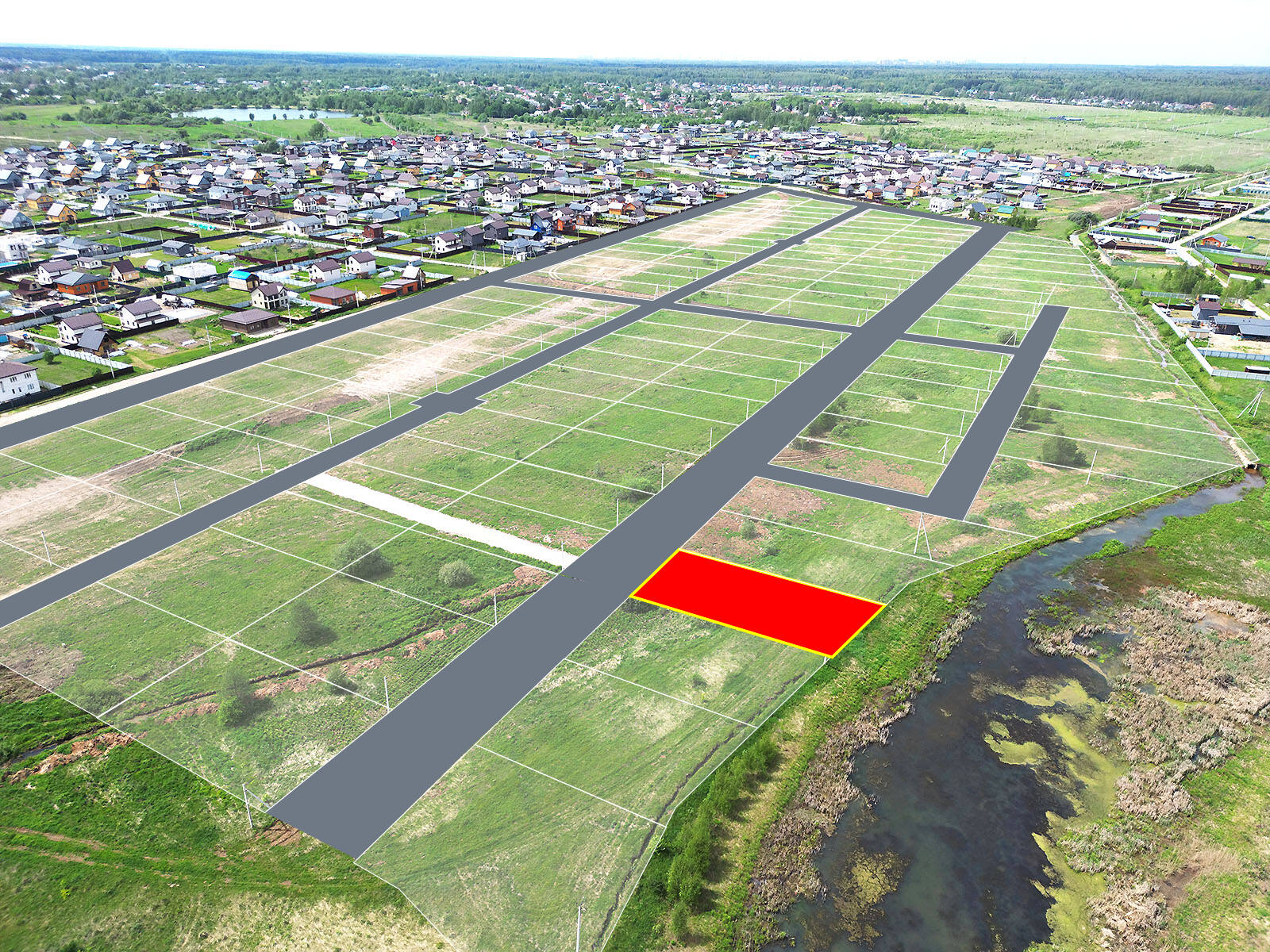 Зеленый берег уч.№106 - Земельный участок кадастровый номер 50:17:0020405:563