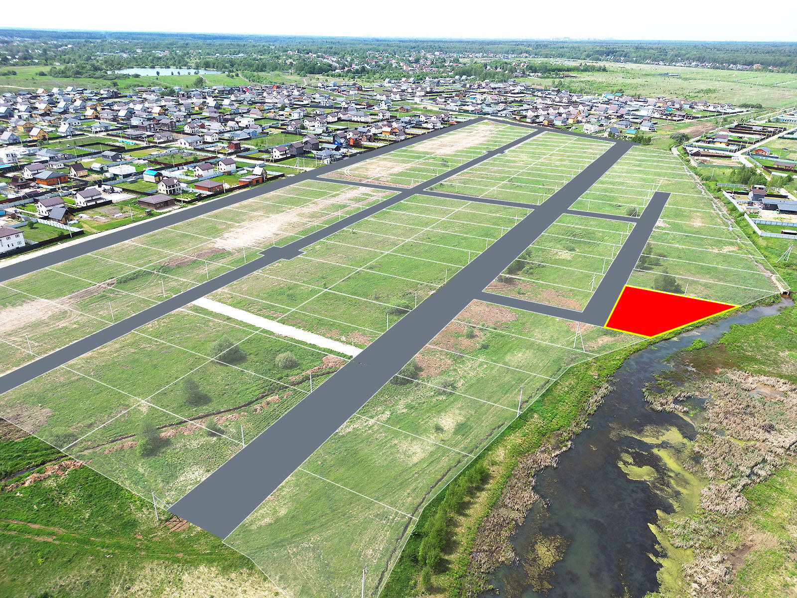 Зеленый берег уч.№133 - Земельный участок кадастровый номер 50:17:0020405:566