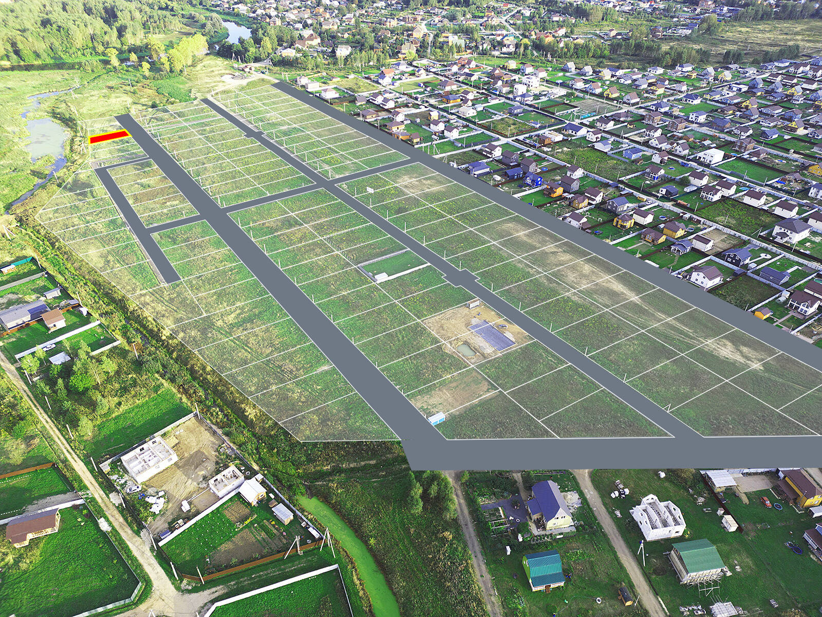 Зеленый берег уч.№105 - Земельный участок кадастровый номер 50:17:0020405:562