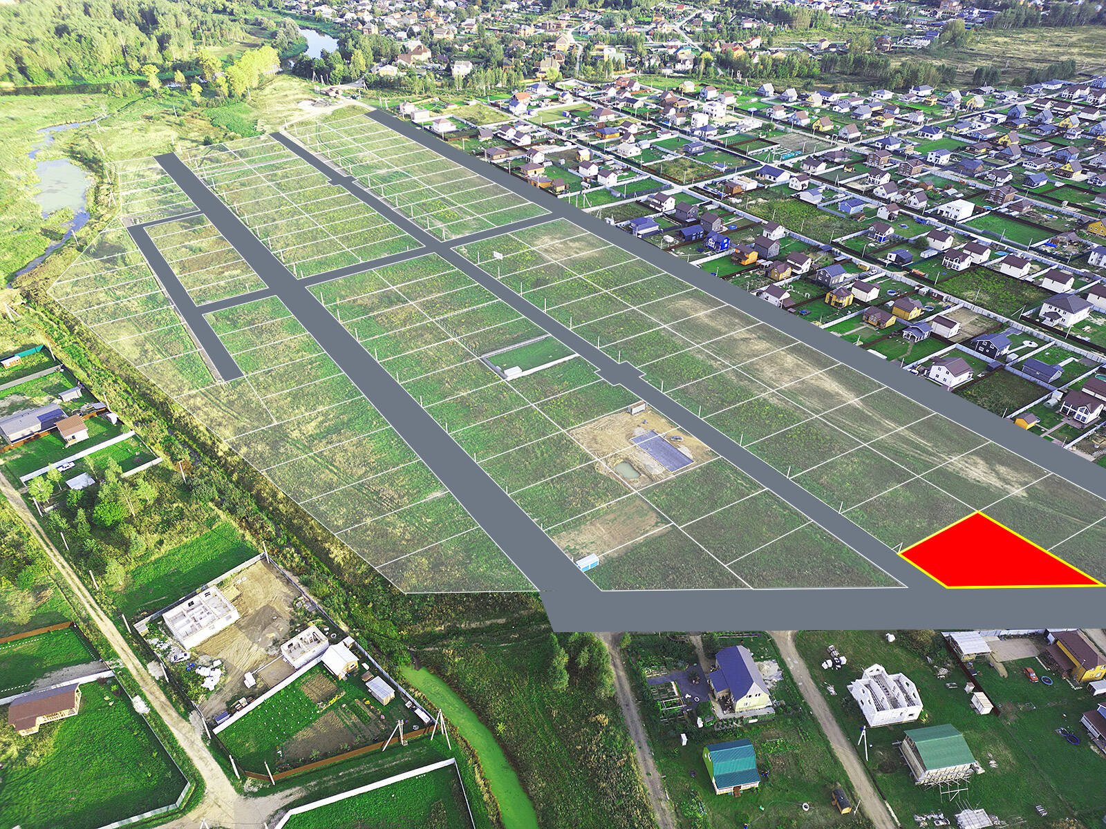 Зеленый берег уч.№28 - Земельный участок кадастровый номер 50:17:0020405:18