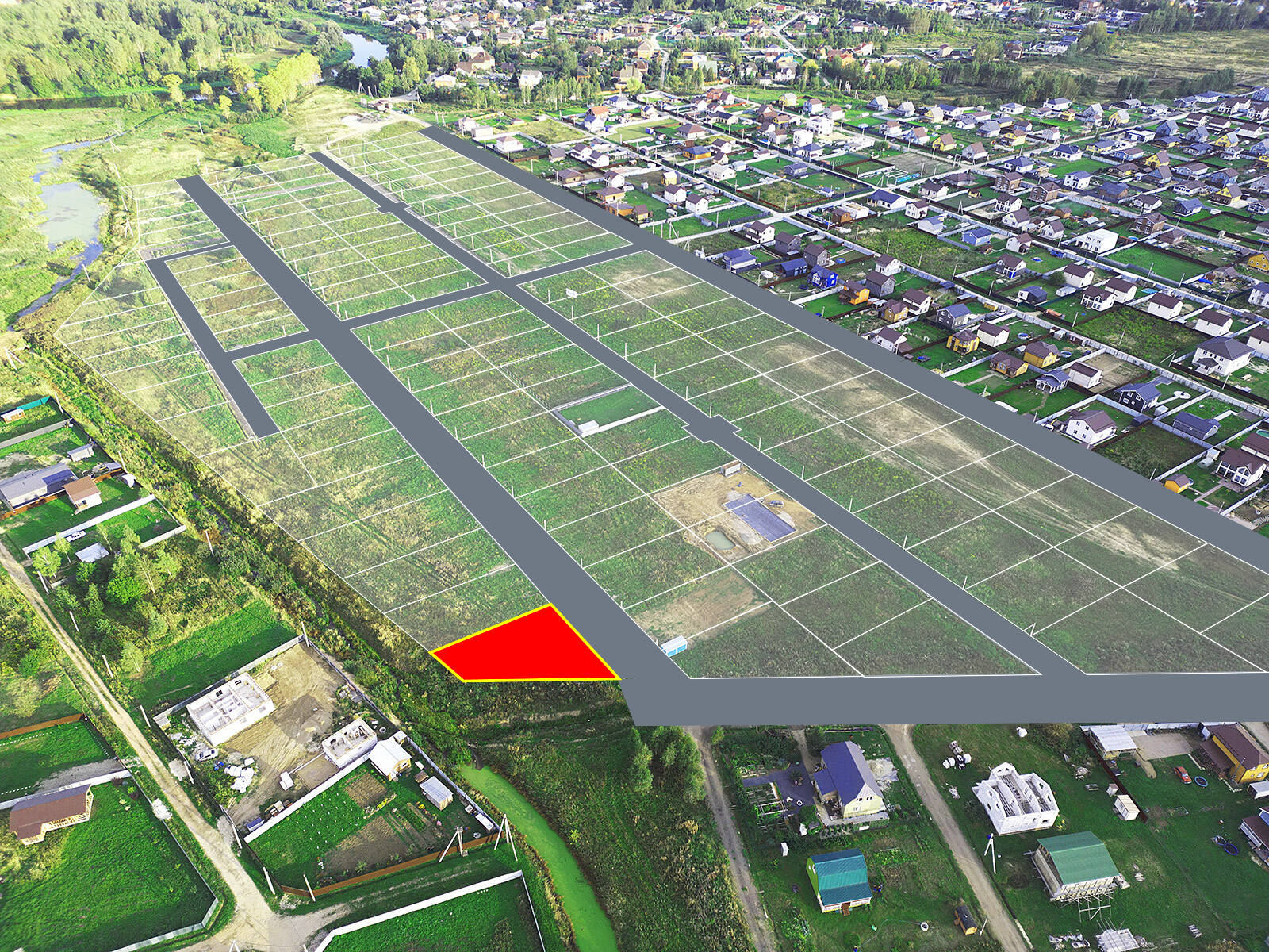 Зеленый берег уч.№124 - Земельный участок кадастровый номер 50:17:0020405:375