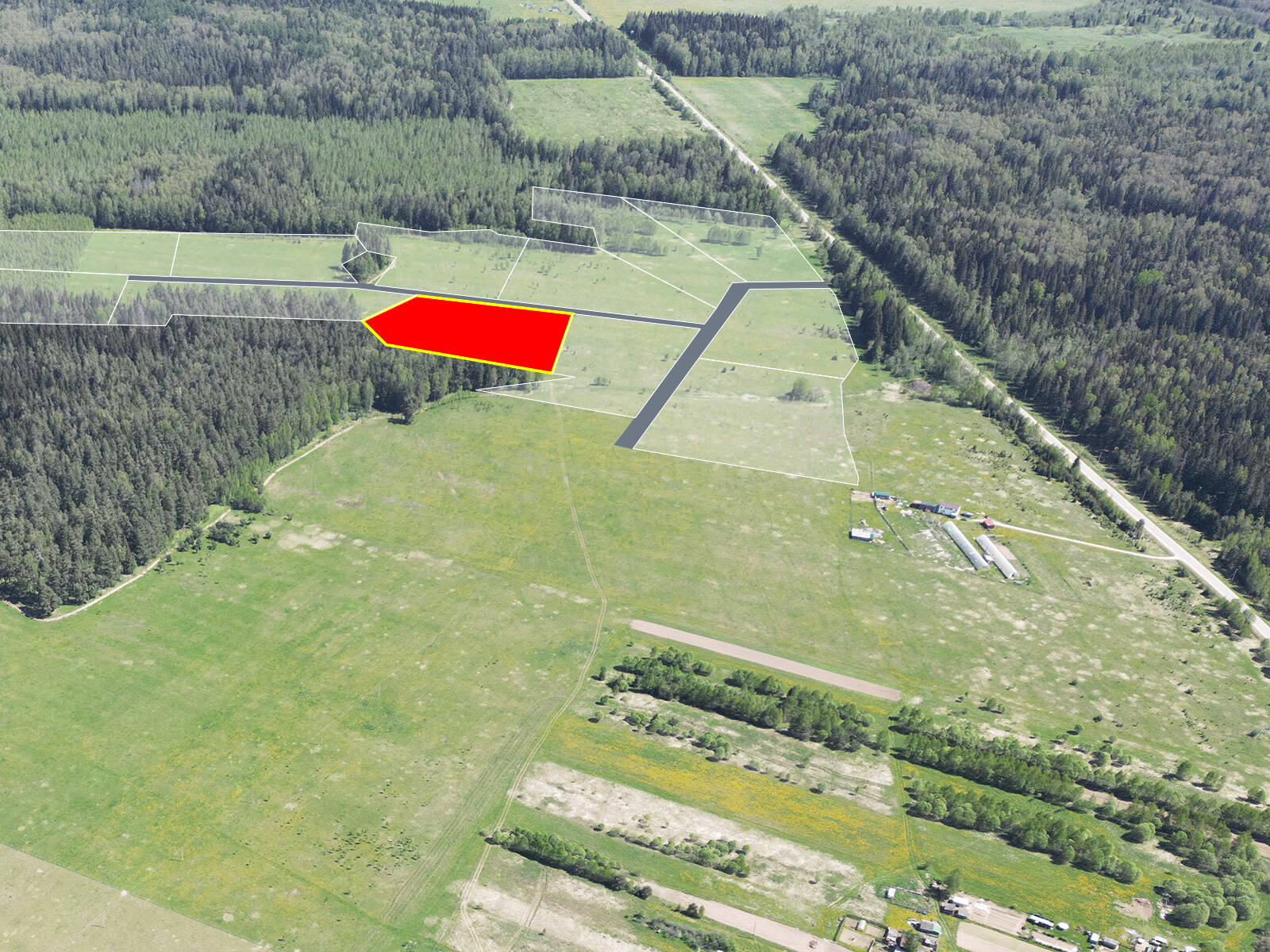 Астафьево Восток уч.№4 - Земельный участок кадастровый номер 50:18:0050304:891