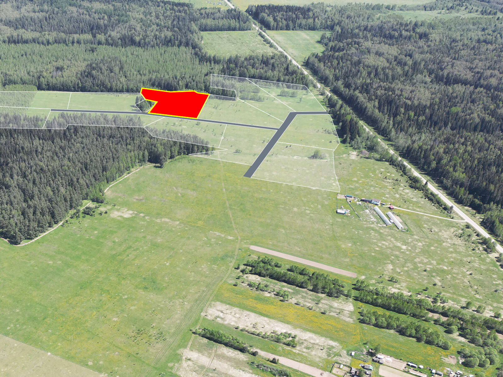 Астафьево Восток уч.№9 - Земельный участок кадастровый номер 50:18:0050304:910