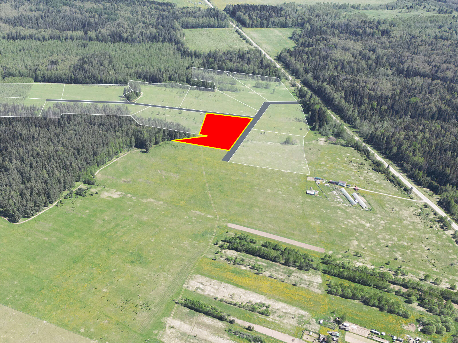 Астафьево Восток уч.№3 - Земельный участок кадастровый номер 50:18:0050304:911