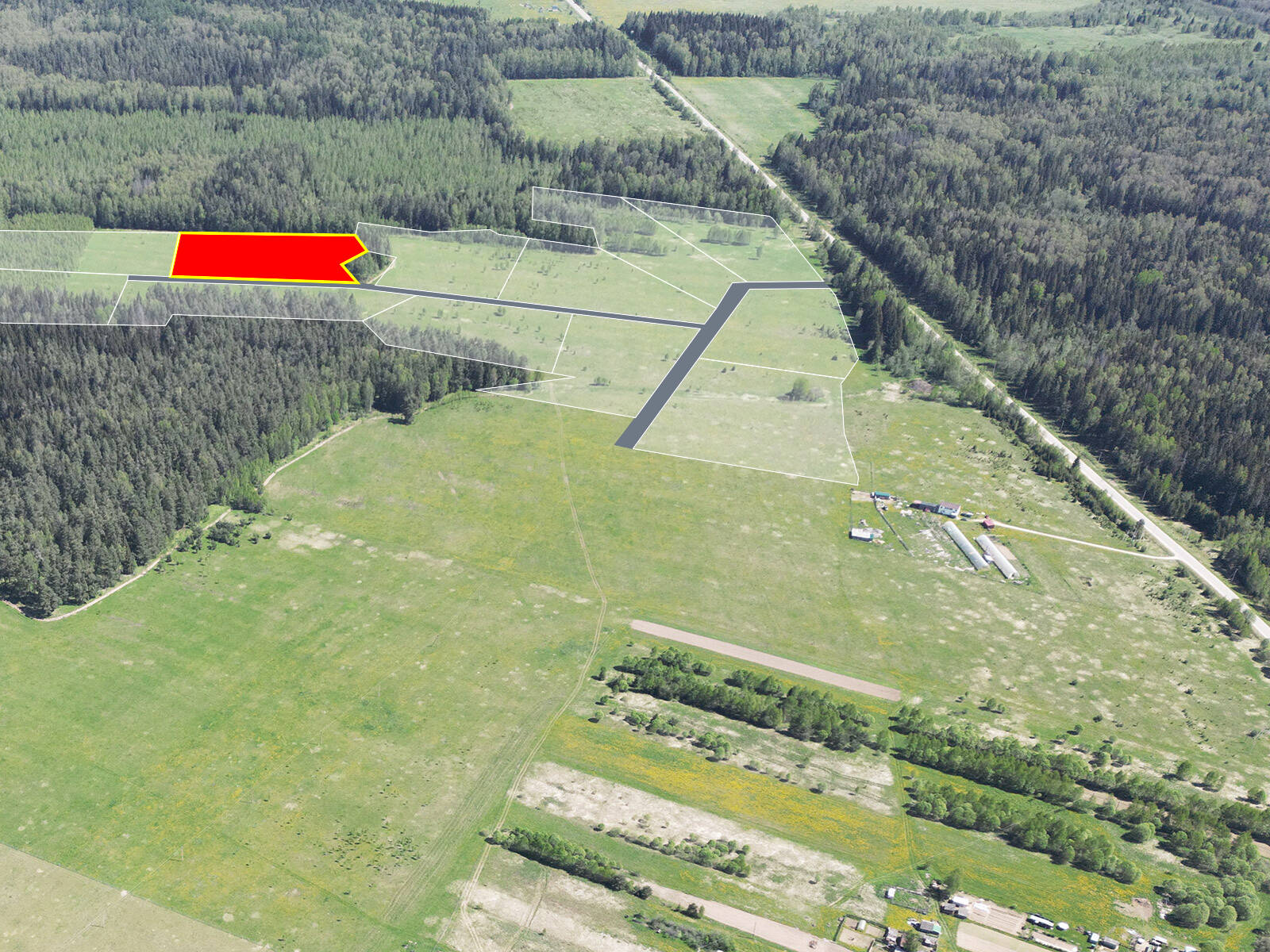 Астафьево Восток уч.№8 - Земельный участок кадастровый номер 50:18:0050304:913