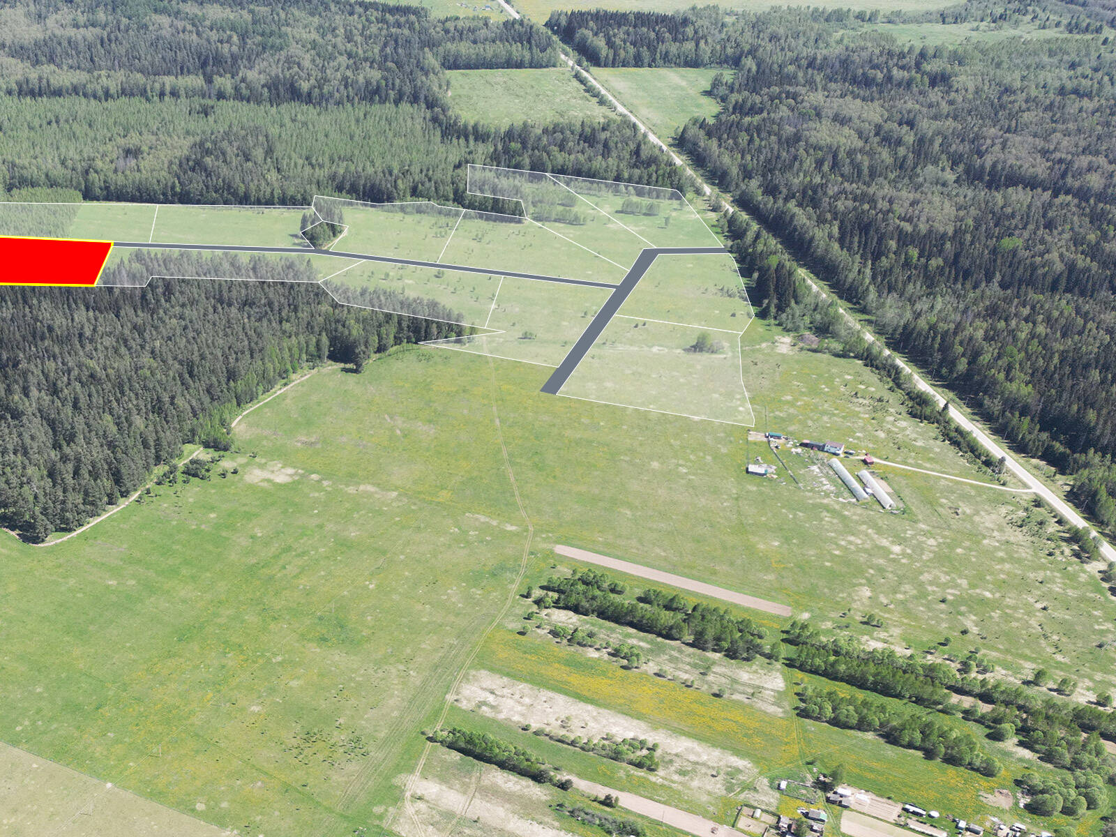 Астафьево Восток уч.№6 - Земельный участок кадастровый номер 50:18:0050304:915