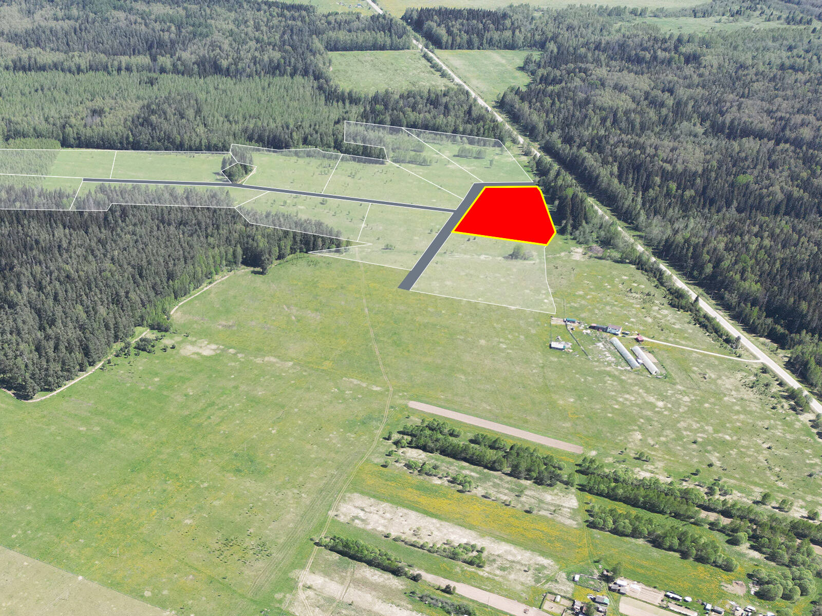 Астафьево Восток уч.№1 - Земельный участок кадастровый номер 50:18:0050304:917