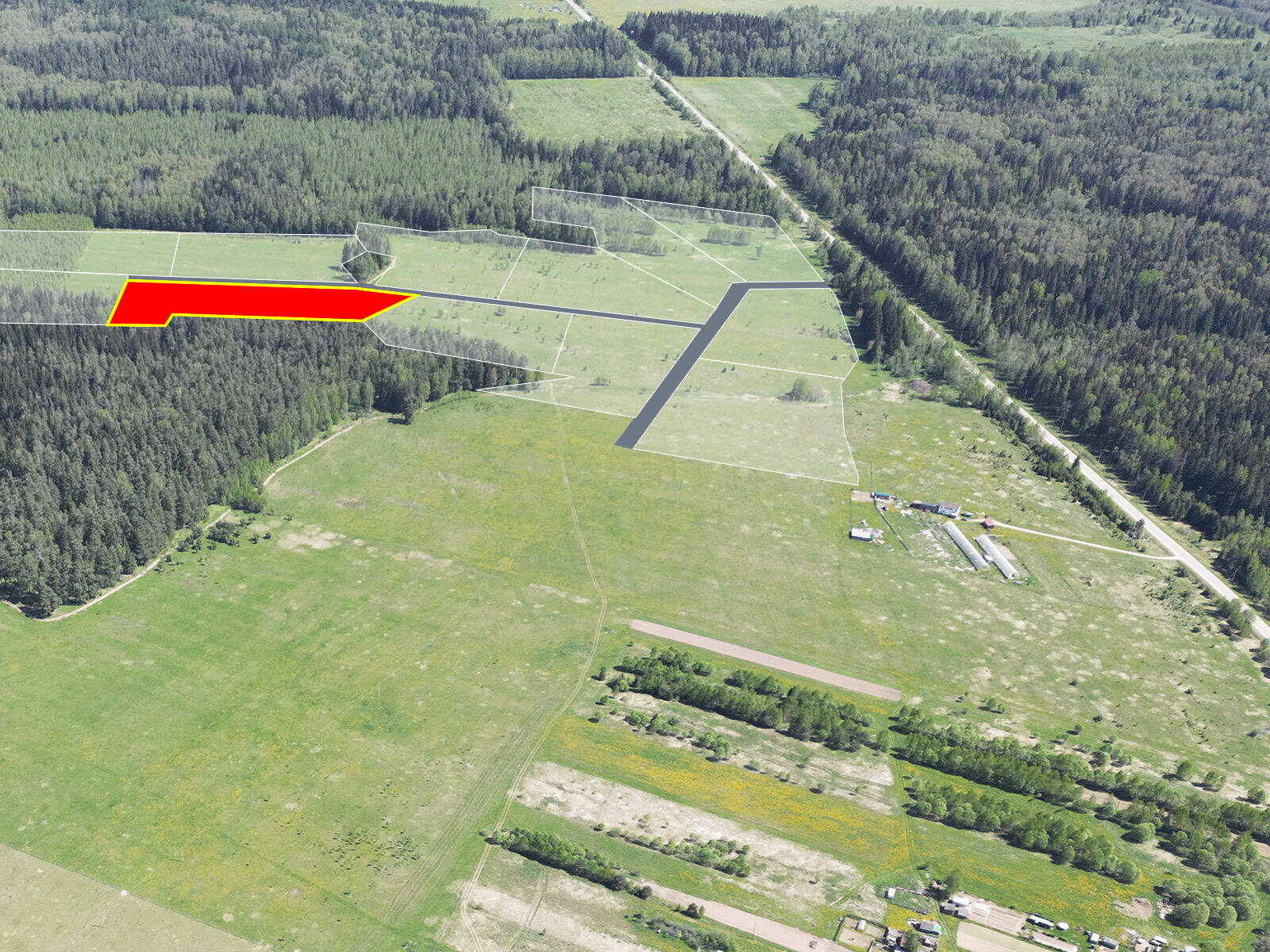 Астафьево Восток уч.№5 - Земельный участок кадастровый номер 50:18:0050304:918