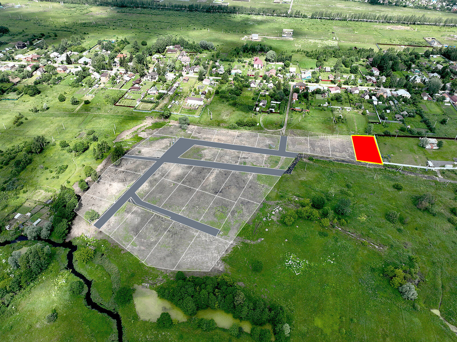 Рахманово ИЖС уч.№1 - Земельный участок кадастровый номер 50:17:0030109:717