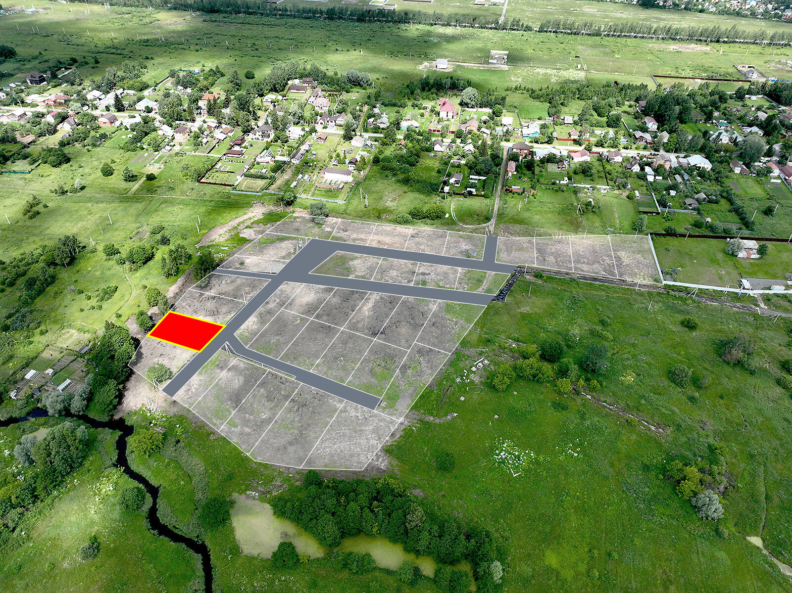 Рахманово ИЖС уч.№24 - Земельный участок кадастровый номер 50:17:0030109:721