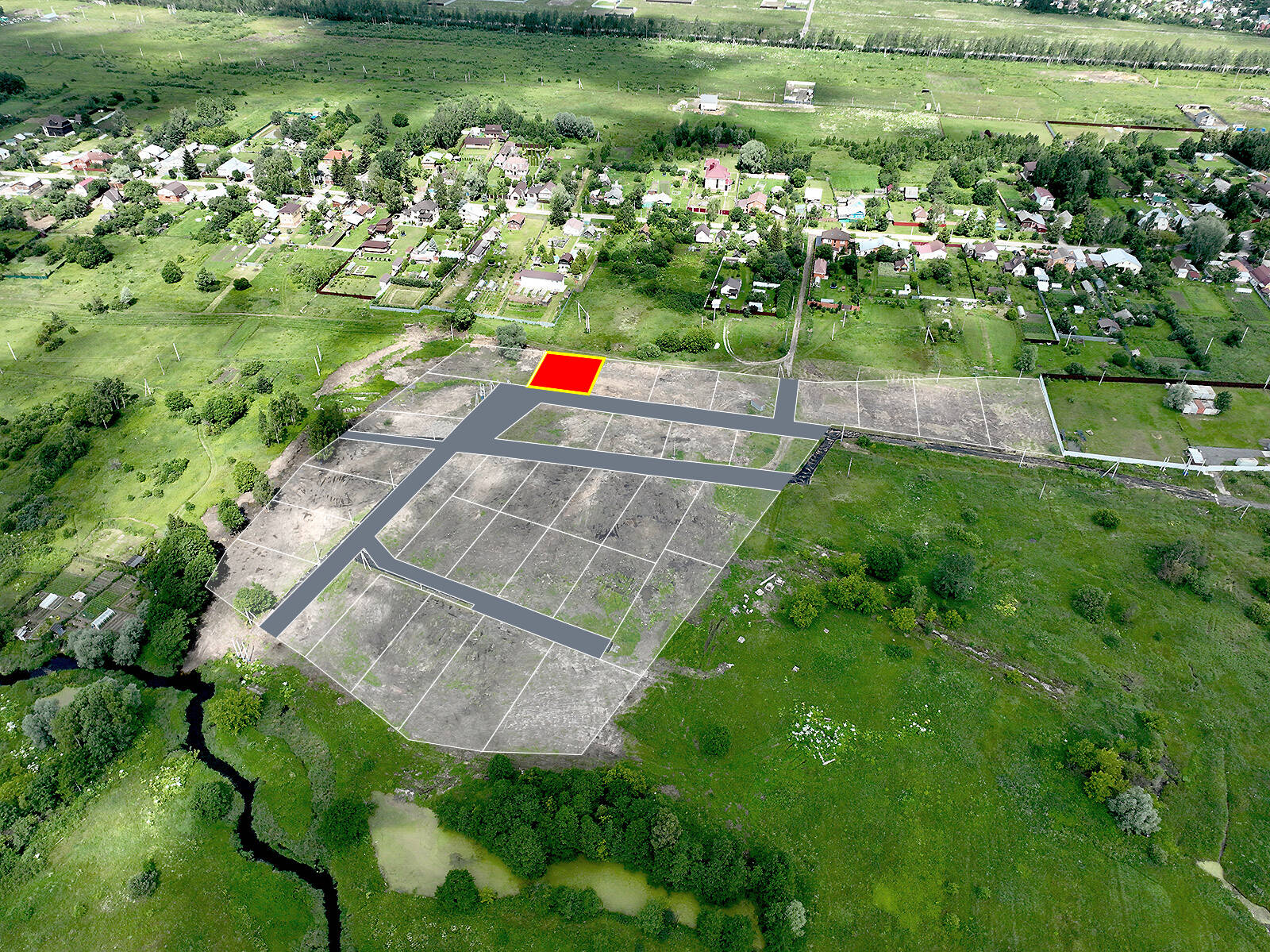 Рахманово ИЖС уч.№8 - Земельный участок кадастровый номер 50:17:0030109:749