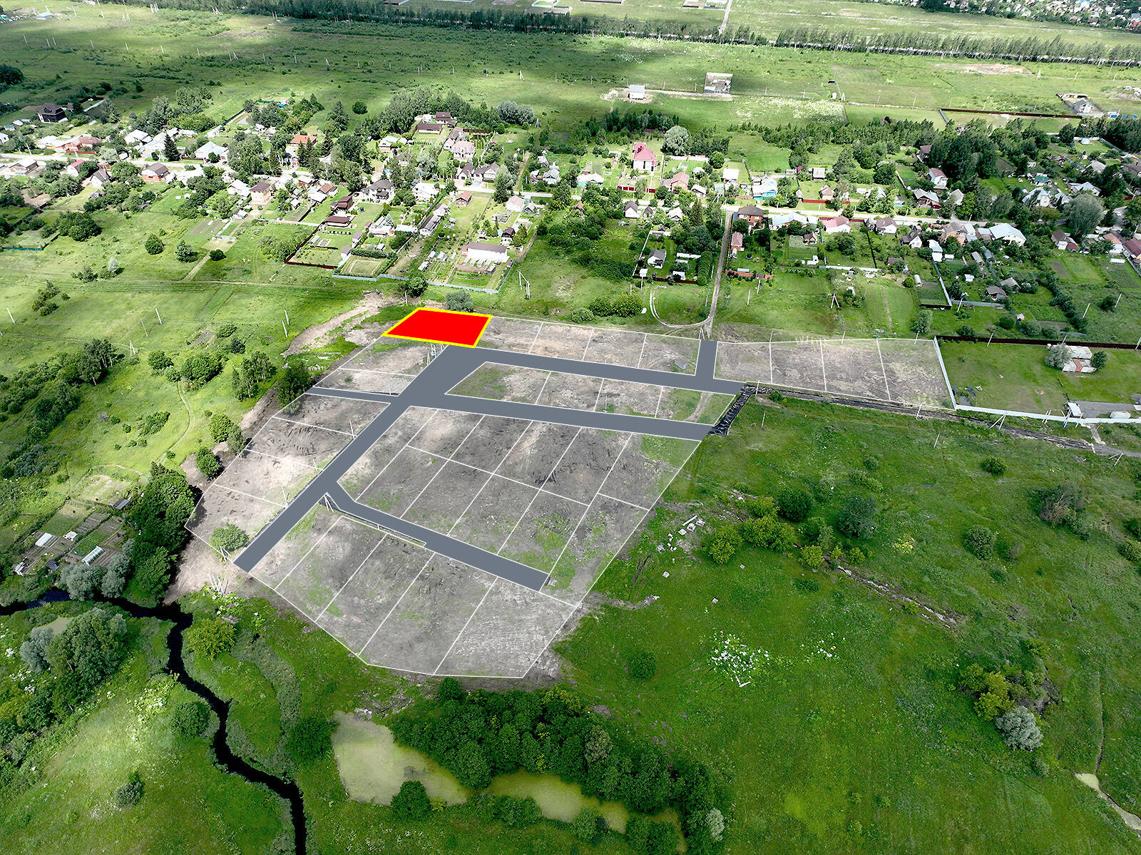 Рахманово ИЖС уч.№9 - Земельный участок кадастровый номер 50:17:0030109:750