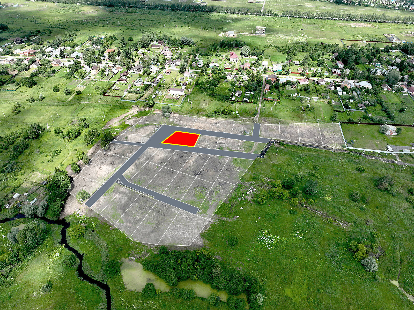 Рахманово ИЖС уч.№12 - Земельный участок кадастровый номер 50:17:0030109:758