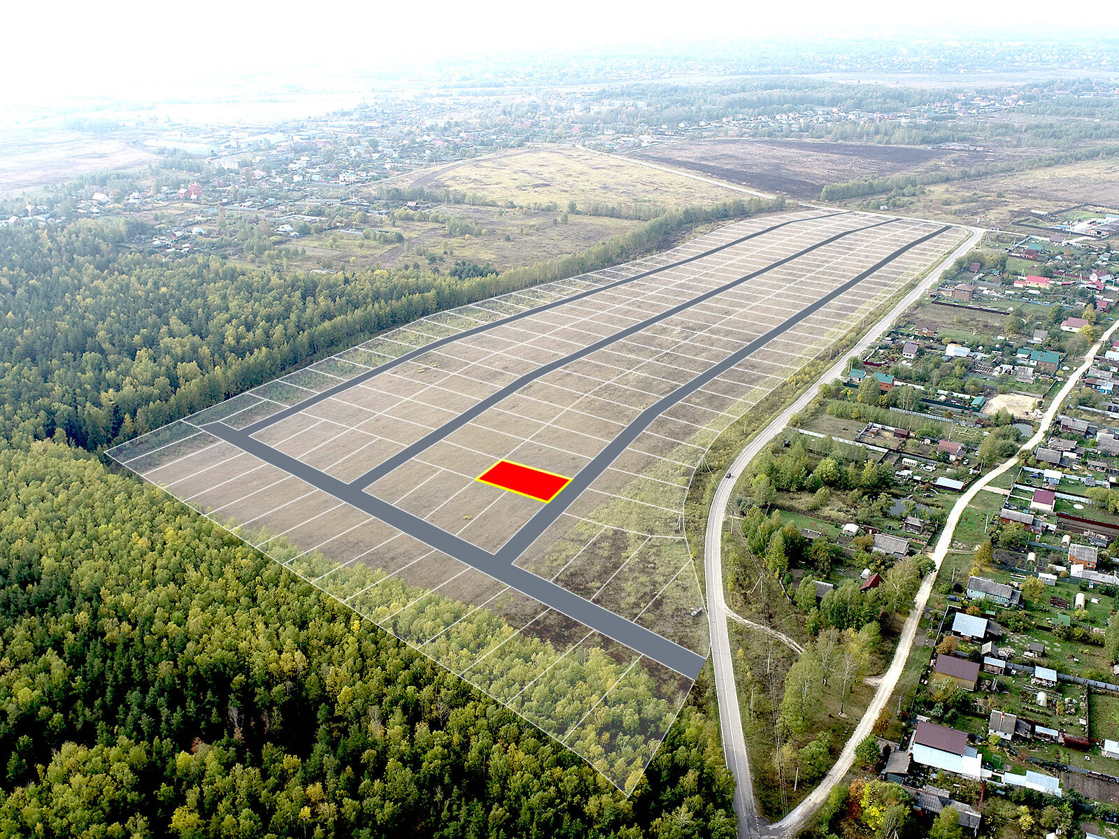 Егорки уч.№176 - Земельный участок кадастровый номер 50:30:0020117:707