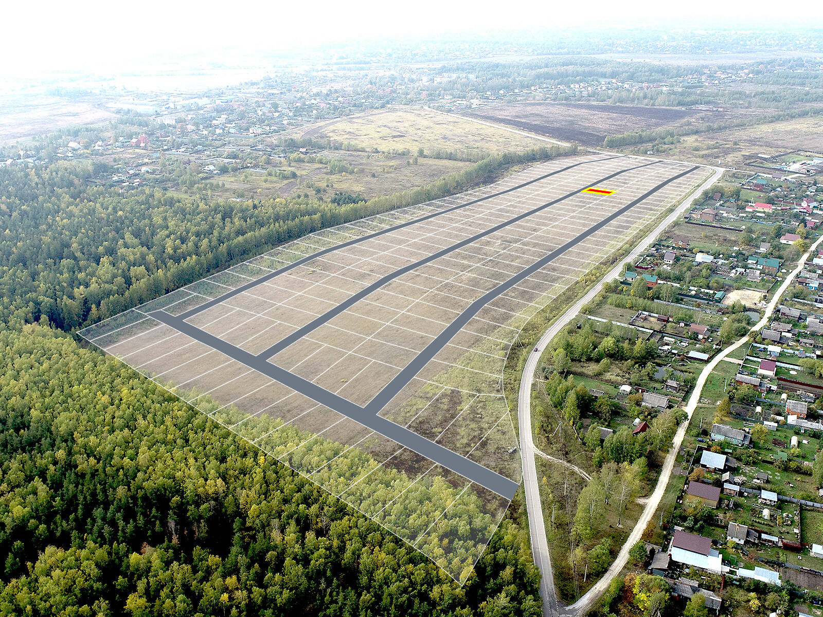 Егорки уч.№133 - Земельный участок кадастровый номер 50:30:0020117:758