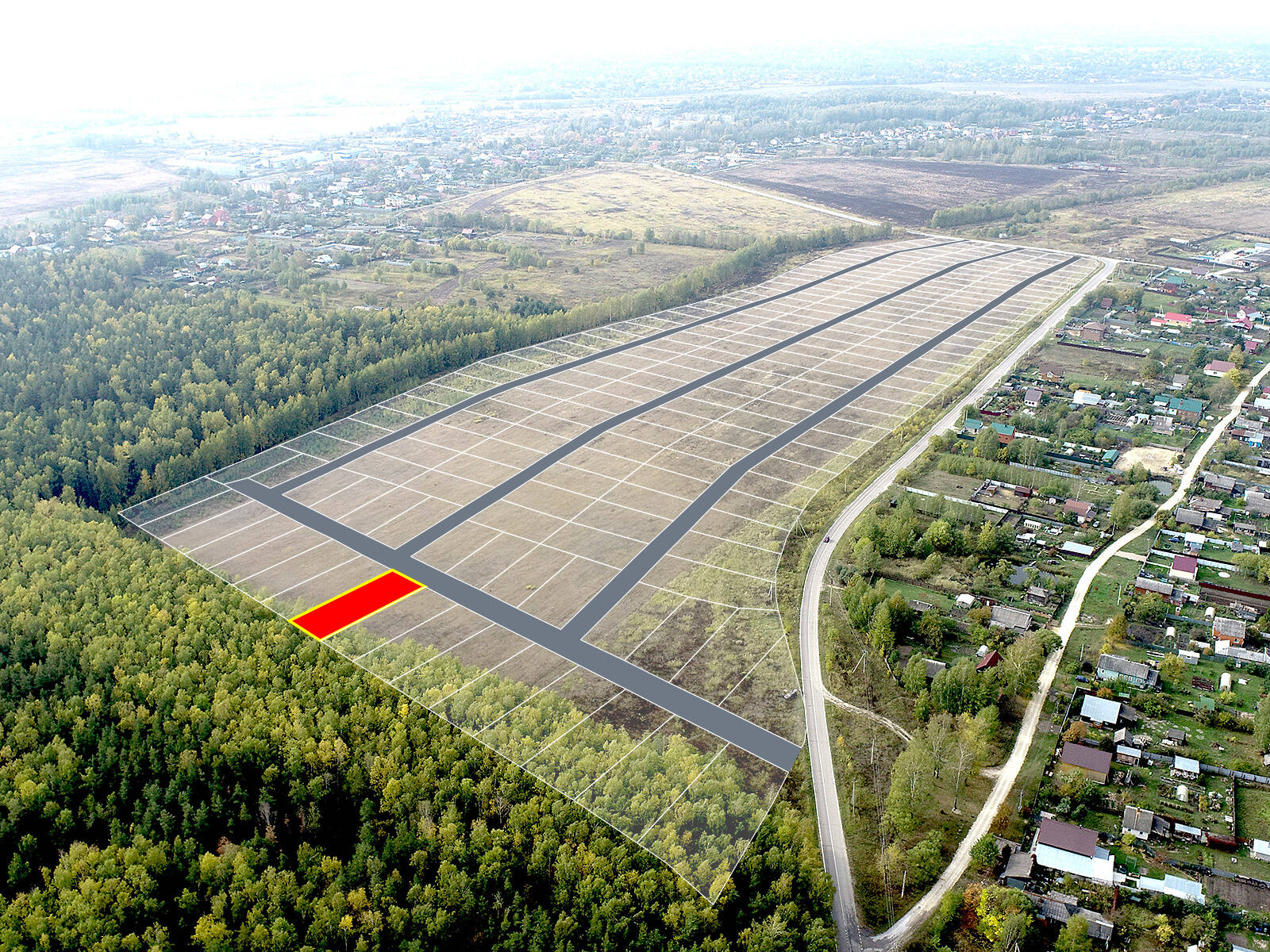 Егорки уч.№223 - Земельный участок кадастровый номер 50:30:0020117:808