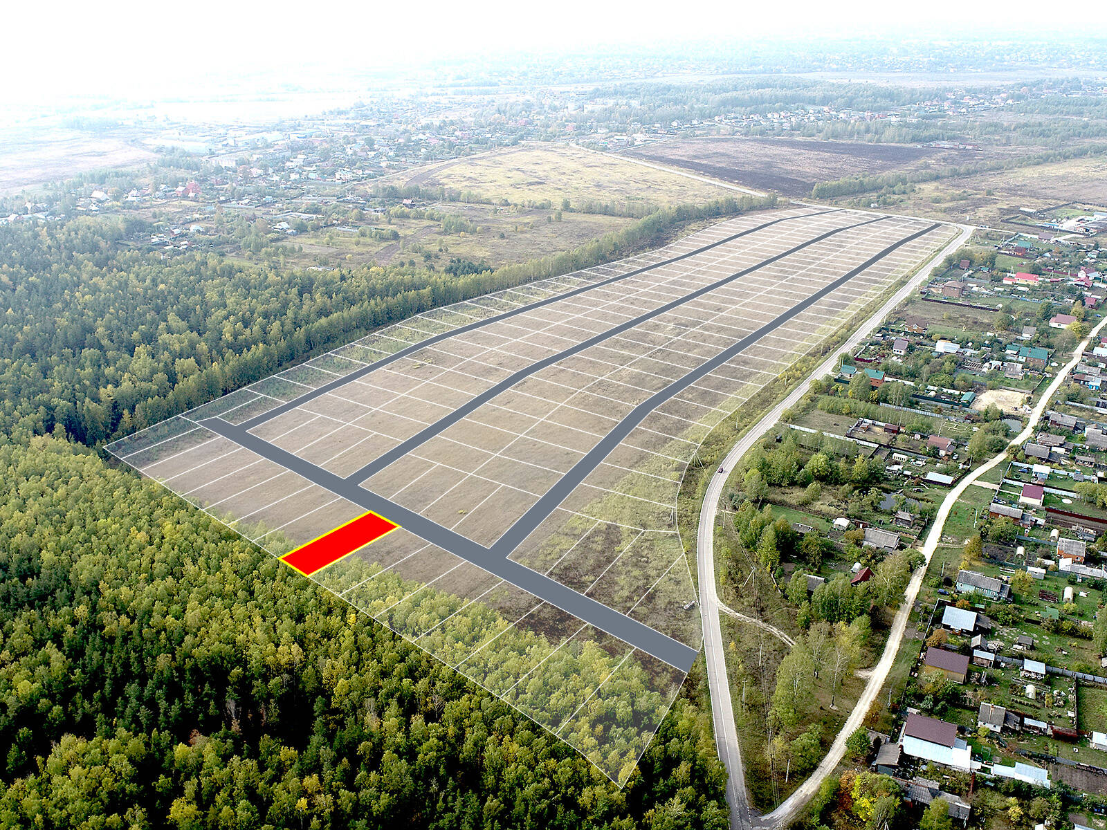 Егорки уч.№222 - Земельный участок кадастровый номер 50:30:0020117:809