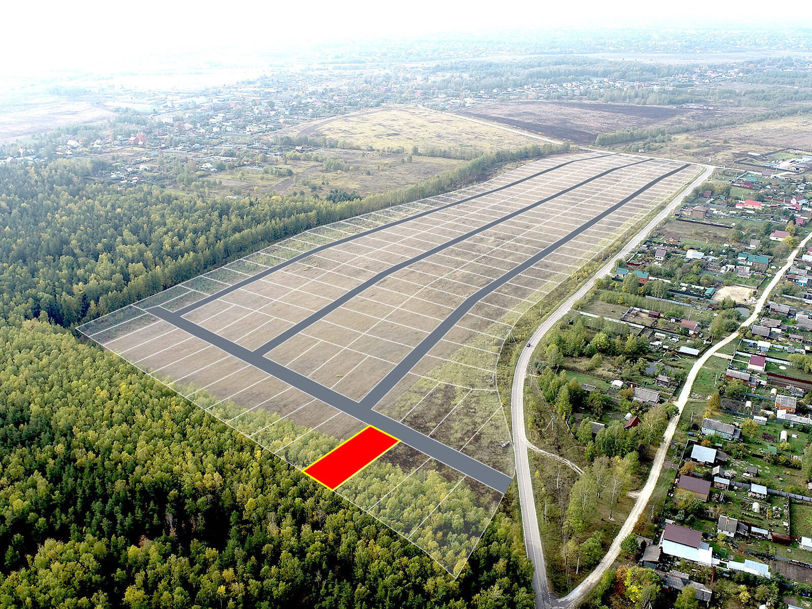 Егорки уч.№218 - Земельный участок кадастровый номер 50:30:0020117:813