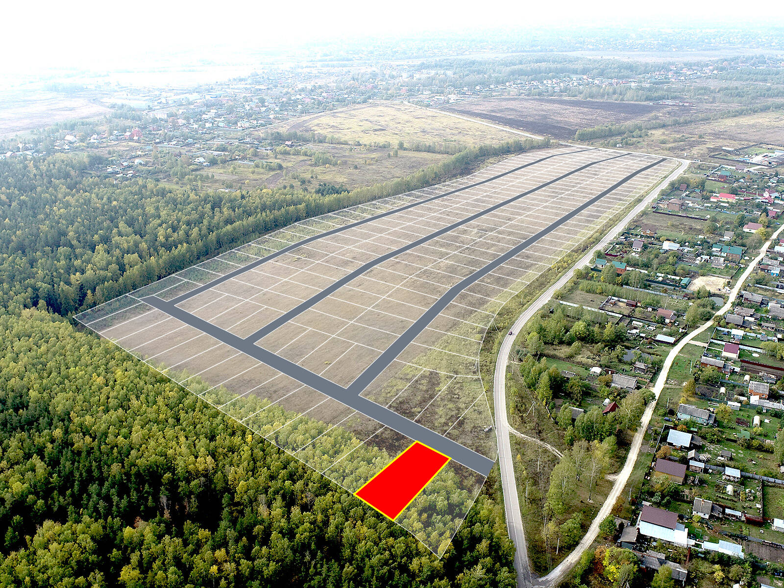 Егорки уч.№216 - Земельный участок кадастровый номер 50:30:0020117:815