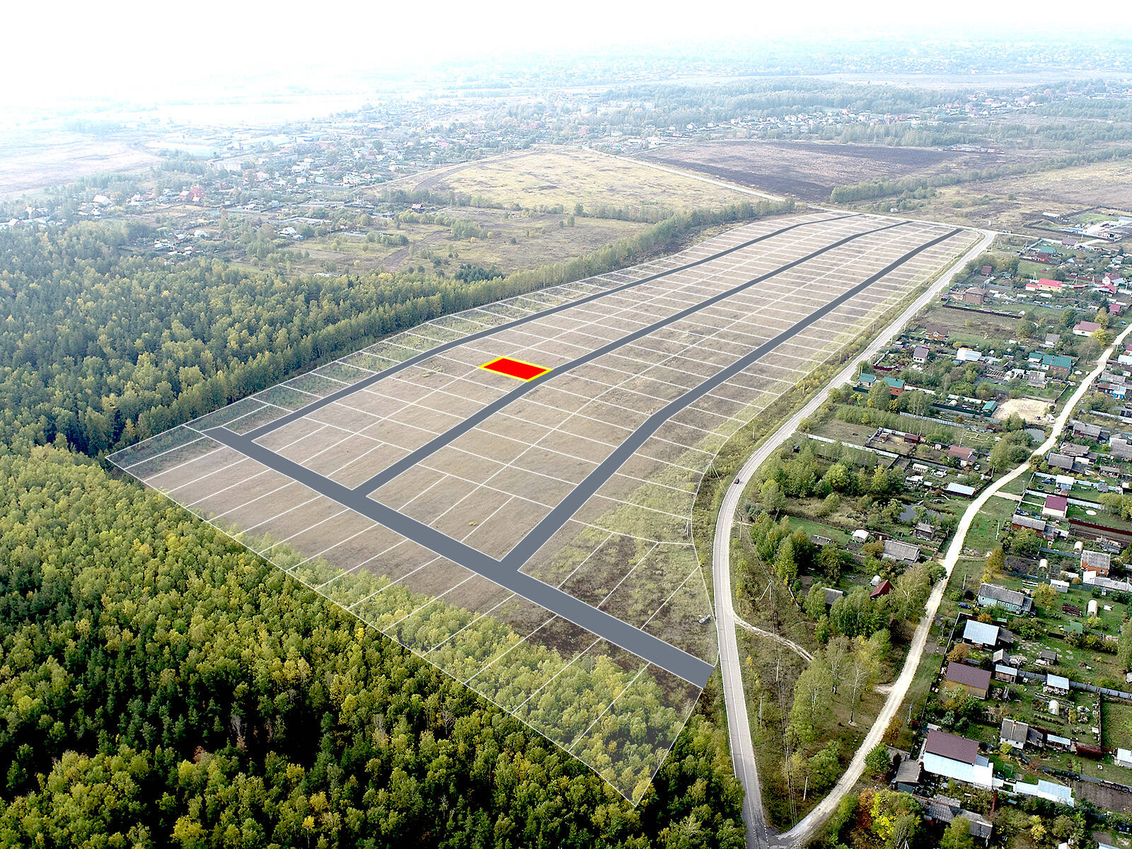 Егорки уч.№101 - Земельный участок кадастровый номер 50:30:0020117:835