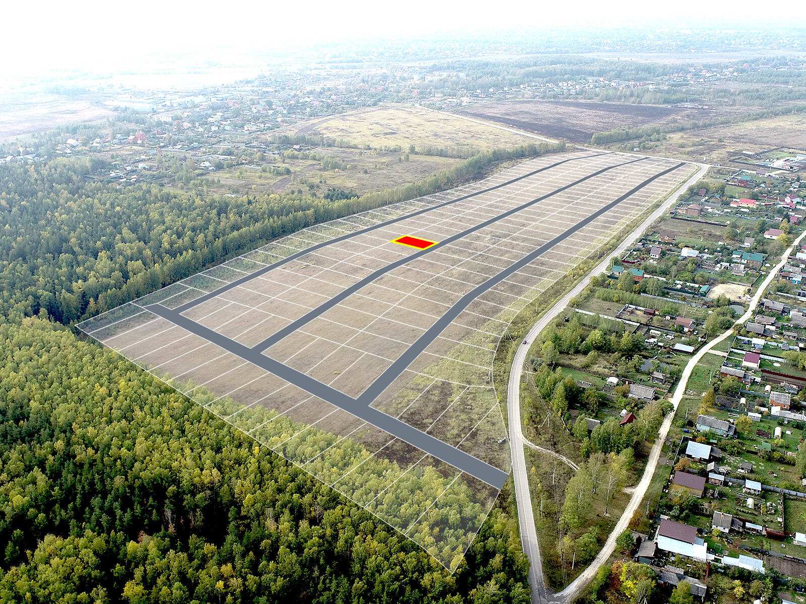 Егорки уч.№98 - Земельный участок кадастровый номер 50:30:0020117:862