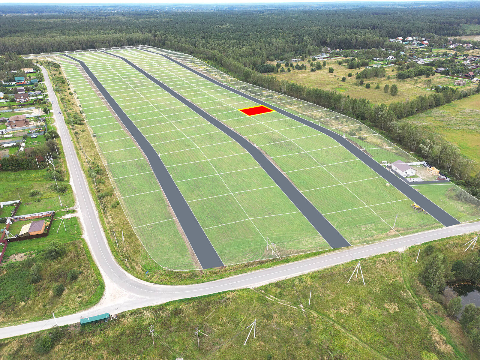 Егорки уч.№64 - Земельный участок кадастровый номер 50:30:0020117:705