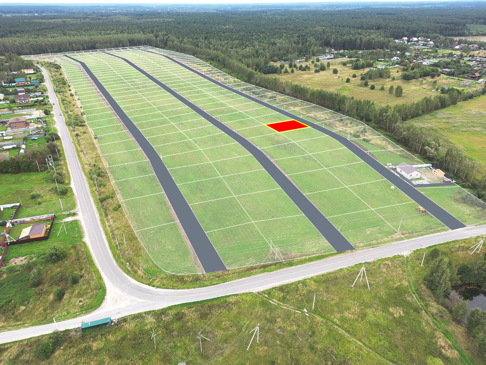 Егорки уч.№66 - Земельный участок кадастровый номер 50:30:0020117:708