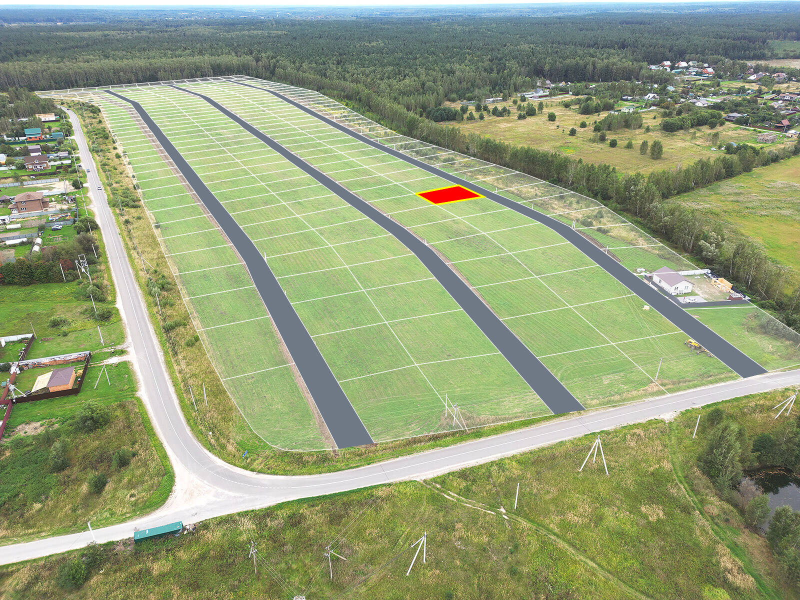 Егорки уч.№65 - Земельный участок кадастровый номер 50:30:0020117:709