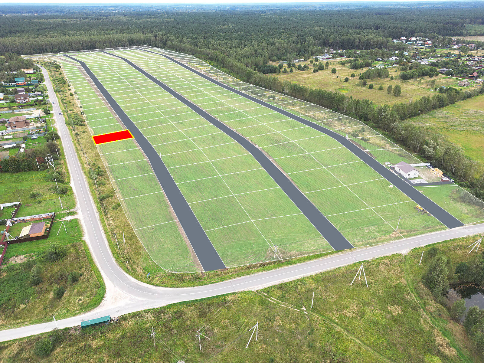 Егорки уч.№206 - Земельный участок кадастровый номер 50:30:0020117:711