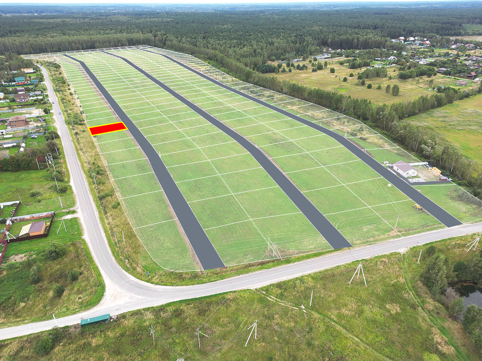 Егорки уч.№205 - Земельный участок кадастровый номер 50:30:0020117:732