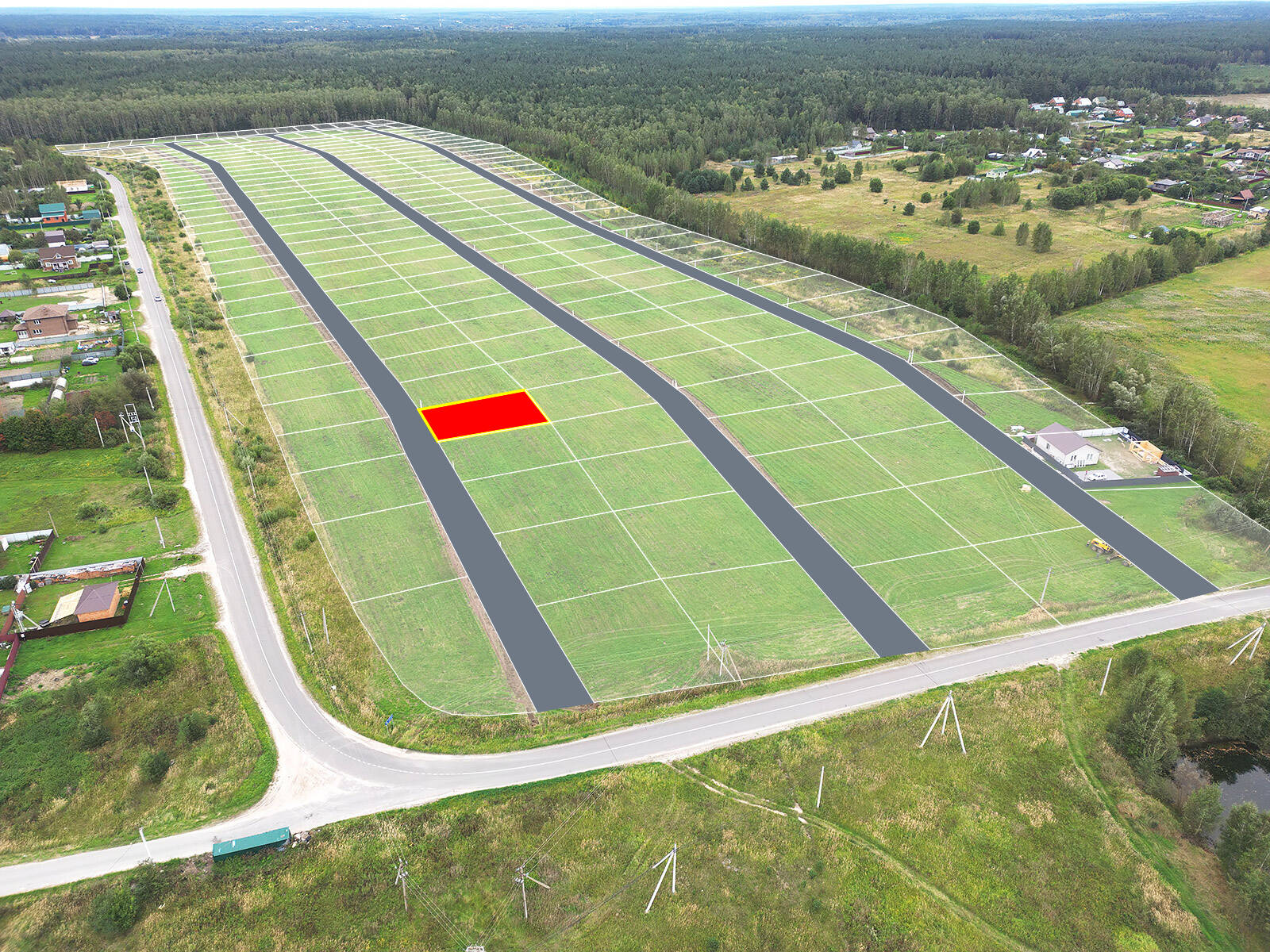 Егорки уч.№148 - Земельный участок кадастровый номер 50:30:0020117:772