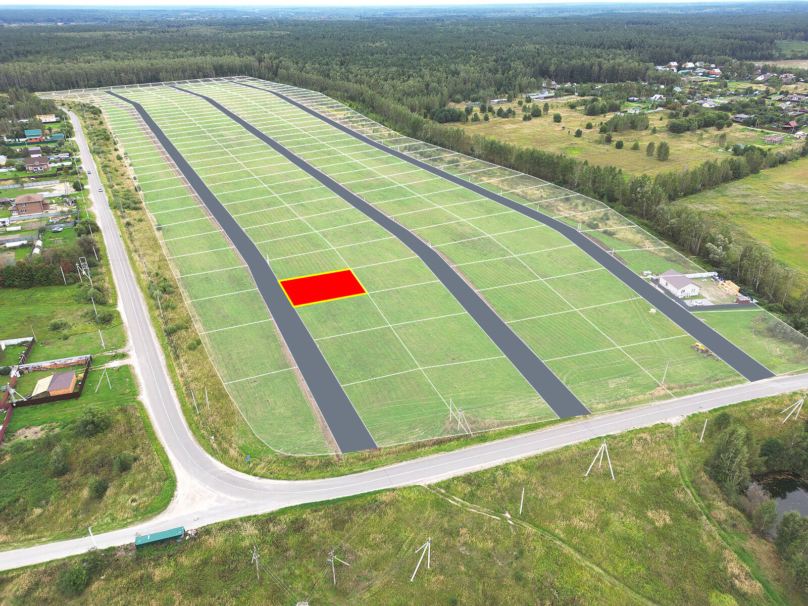 Егорки уч.№147 - Земельный участок кадастровый номер 50:30:0020117:775