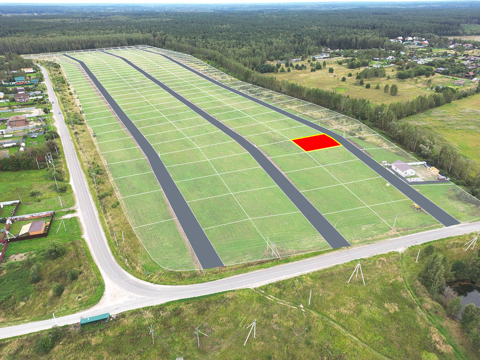 Егорки уч.№68 - Земельный участок кадастровый номер 50:30:0020117:786